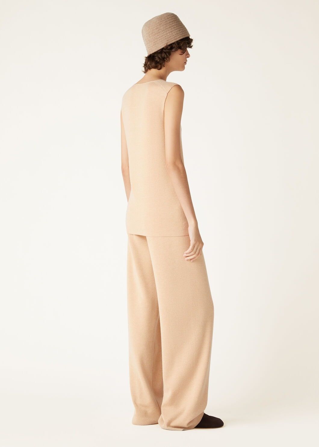 Loro Piana o1w1db10825 FAO4510 Cocooning Top in Beige Size XS / US 0-2 / IT 36-38 - 5 Thumbnail