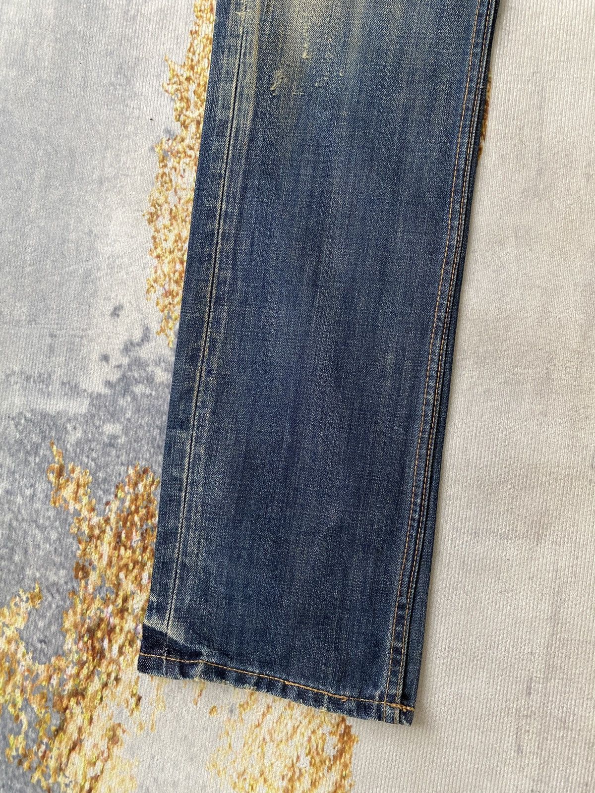 JACKROSE Jack Rose Japan Blue Faded Rusty Claw Marks Denim Size US 32 / EU 48 - 6 Thumbnail