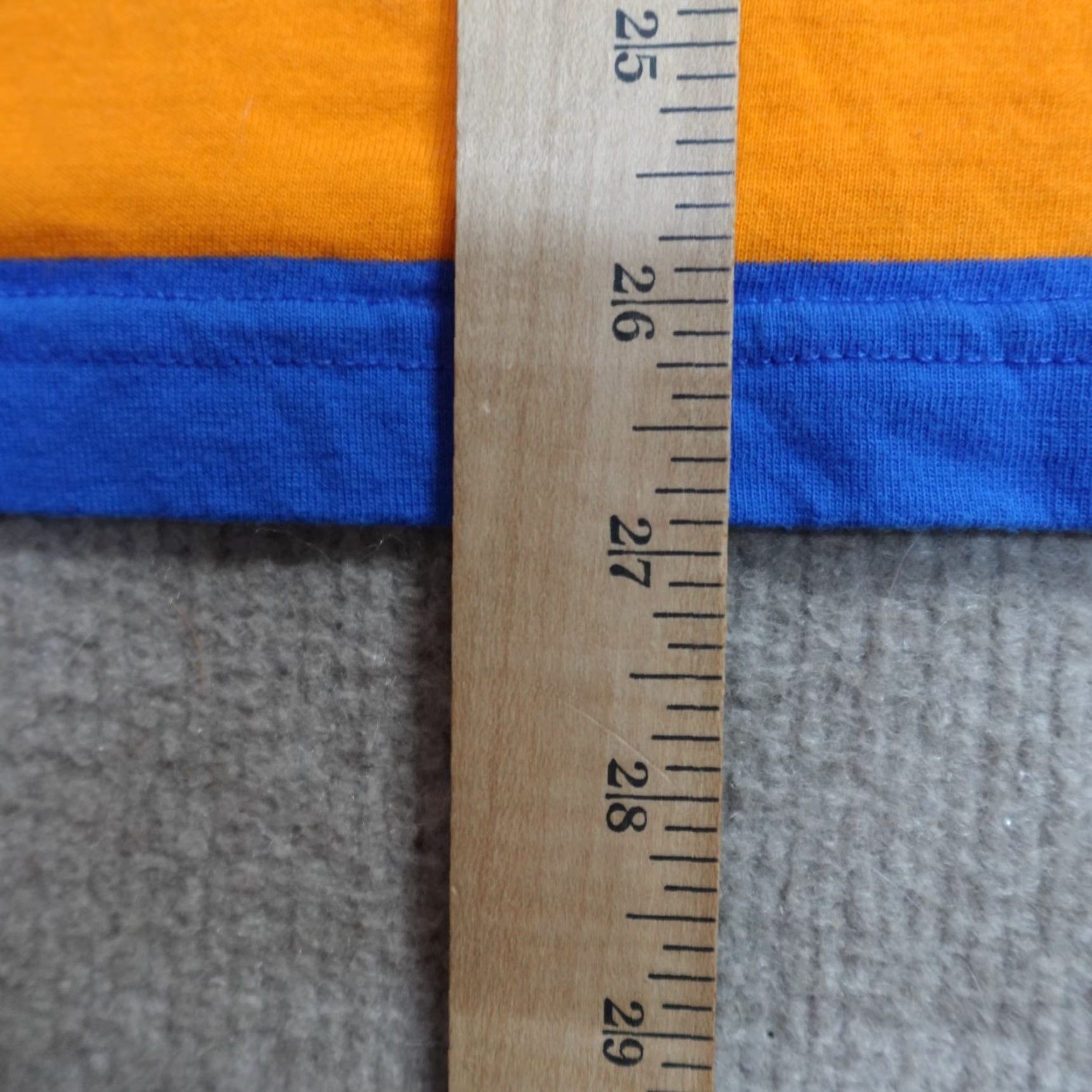 Vintage OVO Shirt Orange Blue Striped Crew Neck Short Sleeve Medium Men Canada Made T-Shirt 2020s Size US M / EU 48-50 / 2 - 6 Thumbnail