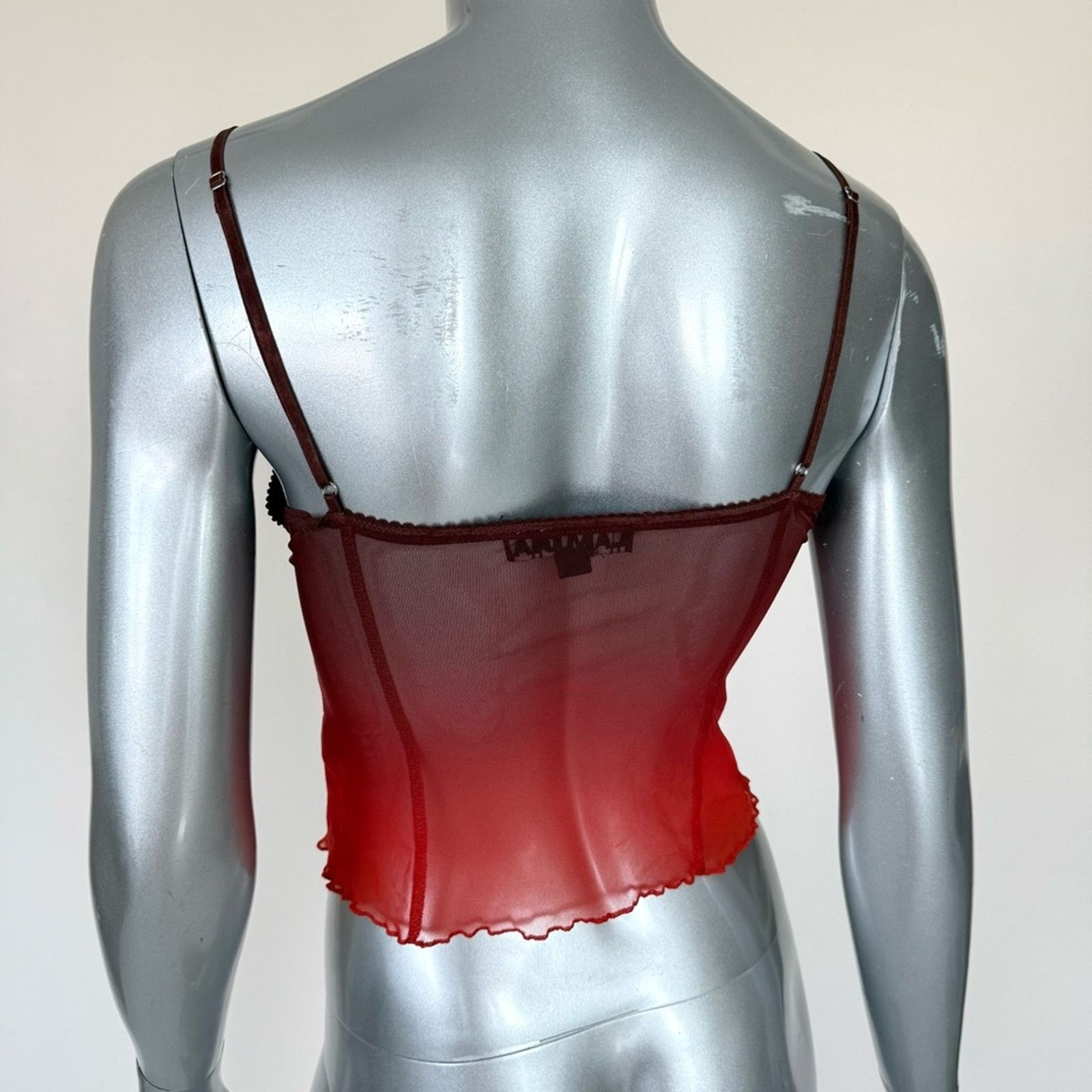 Other I.AM.GIA women sheer red tank top size XS Size XS / US 0-2 / IT 36-38 - 3 Thumbnail
