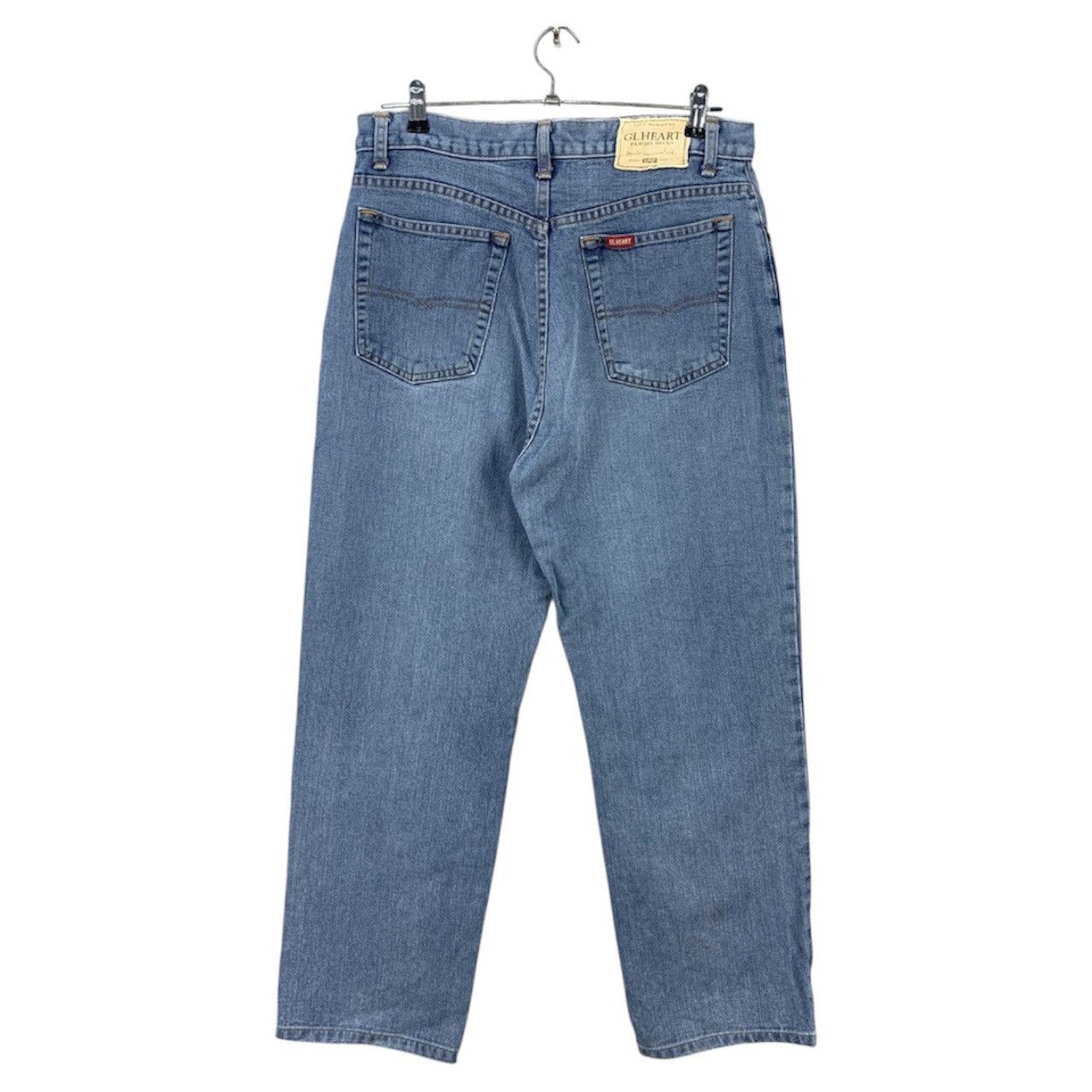 Japanese Brand Vintage Japan GL Heart Big John Baggy Tapered Jeans W31 Size US 31 - 2 Thumbnail