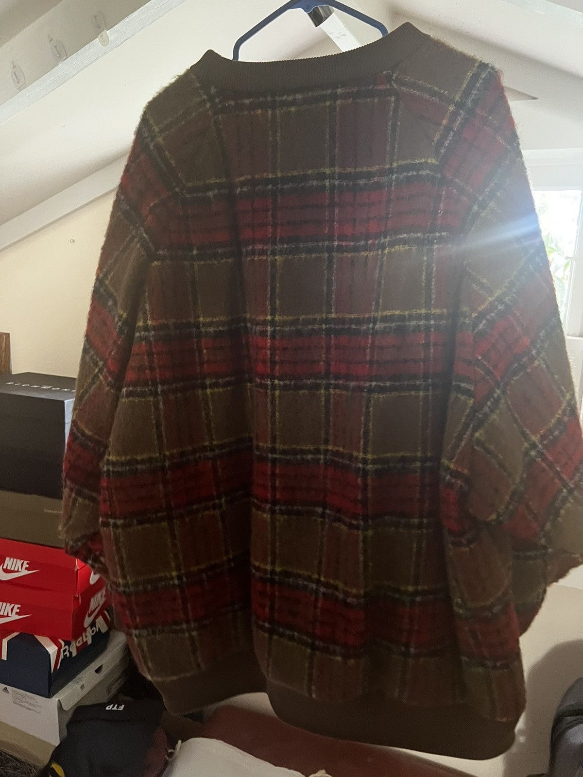 image of Jun Takahashi Undercover Wool Crewneck in Brown, Men's (Size XL)