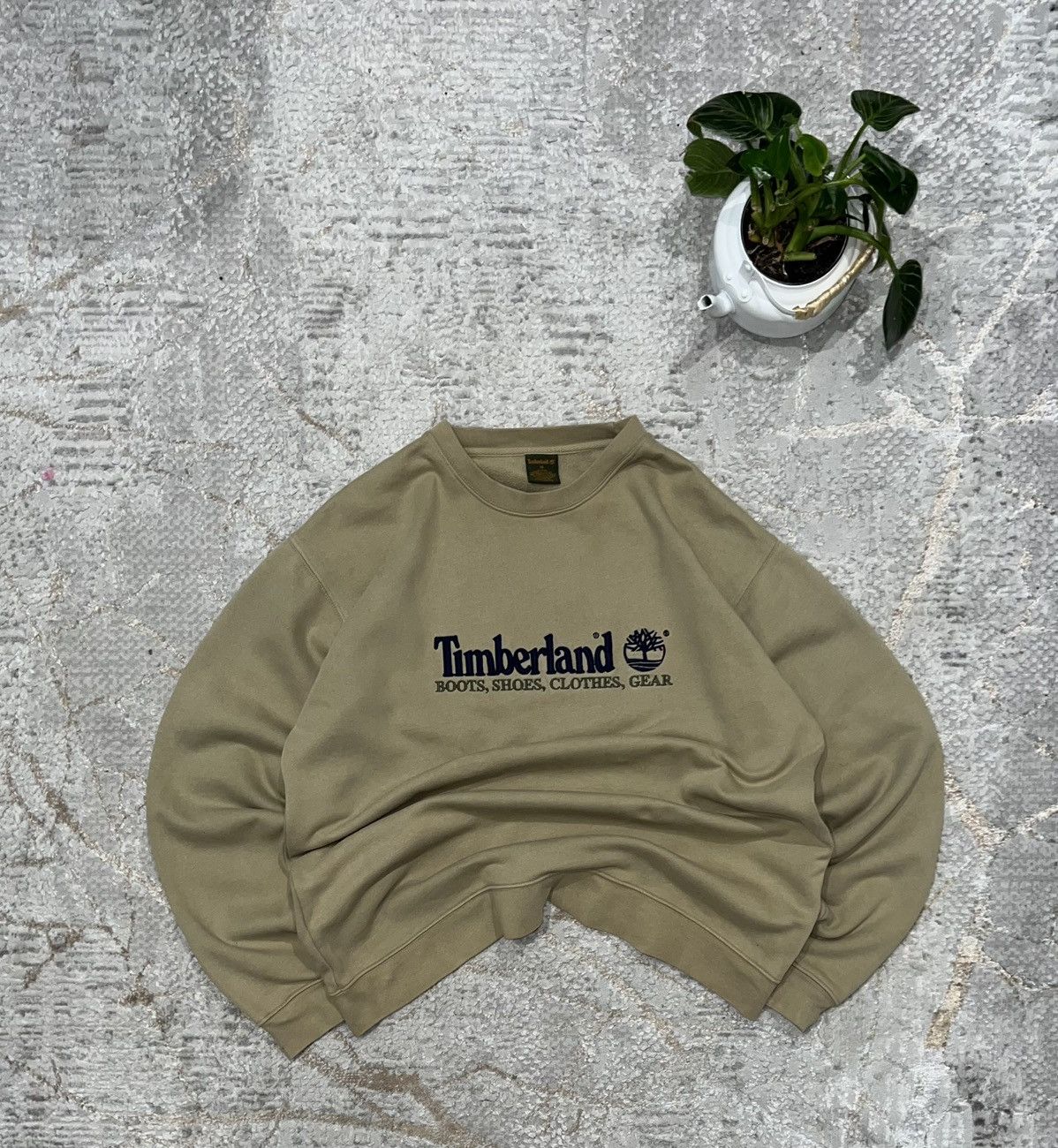 Timberland × Vintage TIMBERLAND BIG LOGO Y2K BOXY WORKWEAR OUTDOOR SWEATSHIRT Size US M / EU 48-50 / 2 - 1 Thumbnail