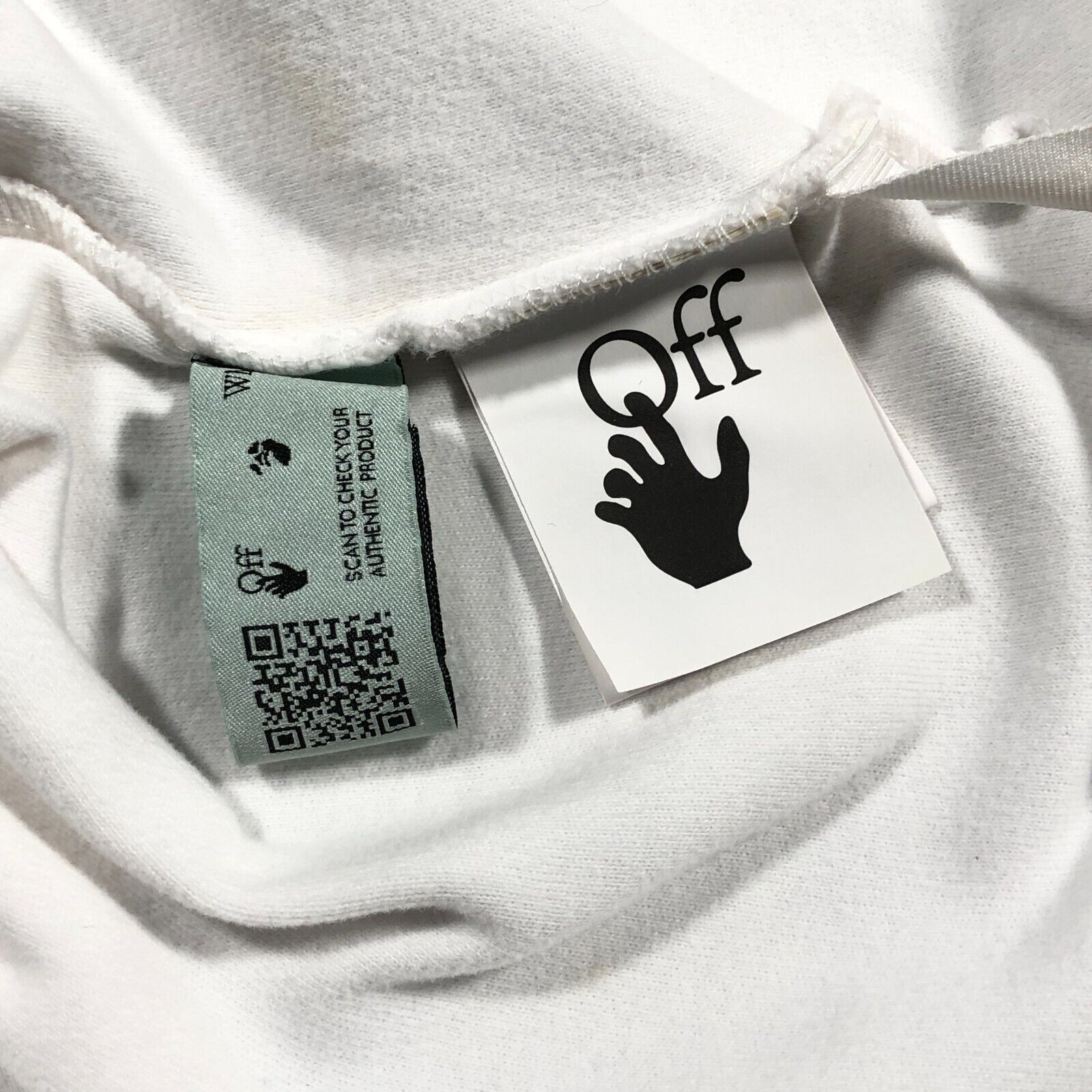 Off-White Off White Womens Rainbow Logo Tomboy Tee Shirt White Medium Size M / US 6-8 / IT 42-44 - 5 Thumbnail