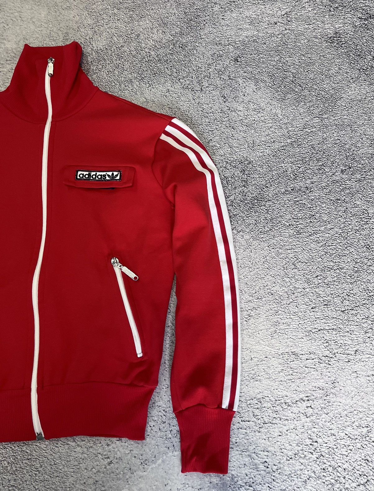 Adidas Vintage Adidas Red Track Jacket Made in Yugoslavia Women’s Size M / US 6-8 / IT 42-44 - 5 Thumbnail