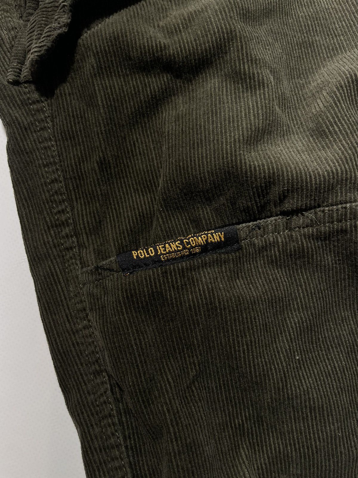 Polo Ralph Lauren Vintage Ralph Lauren Polo Jeans Company Corduroy Cargo Pants Size US 33 - 7 Thumbnail