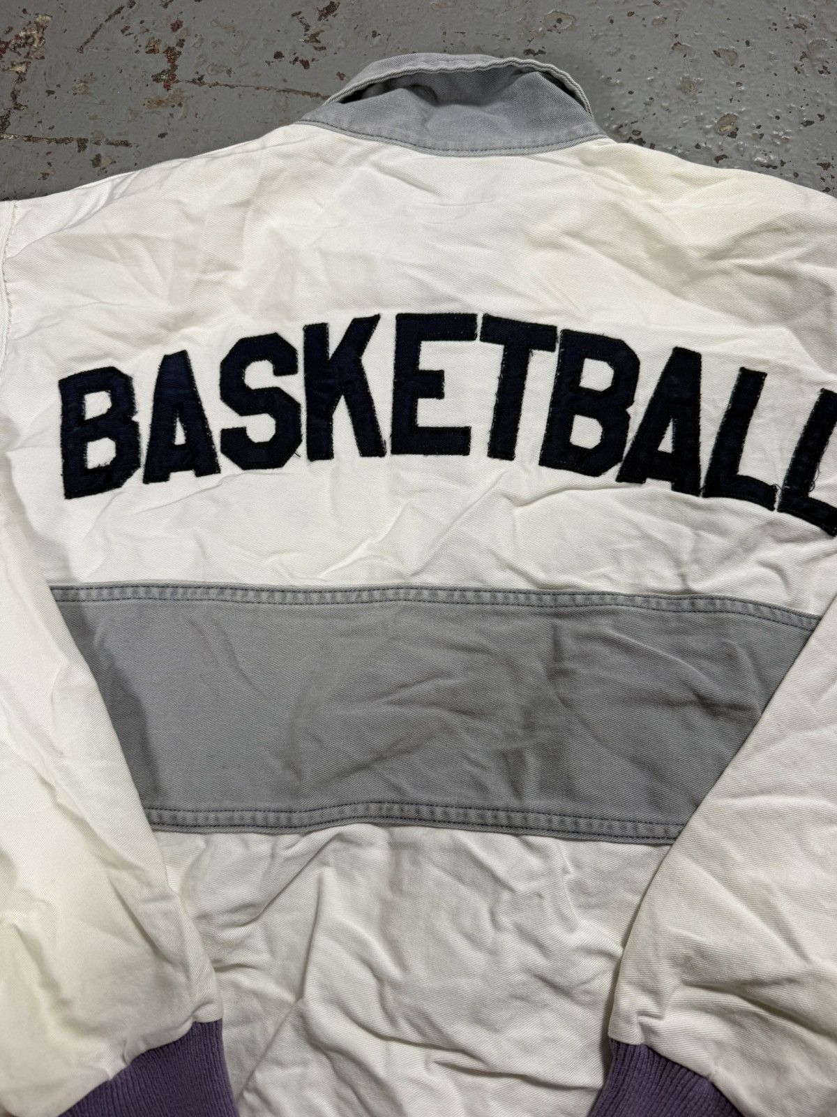 Other Vintage Basketball Pullover Jacket Quarterzip Size US M / EU 48-50 / 2 - 6 Thumbnail
