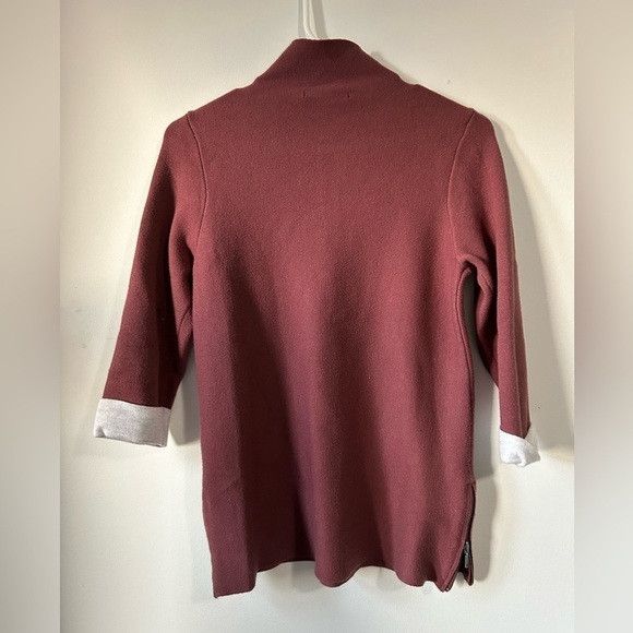 Other Tahari Long Sleeve Cowlneck Top Size M / US 6-8 / IT 42-44 - 3 Thumbnail