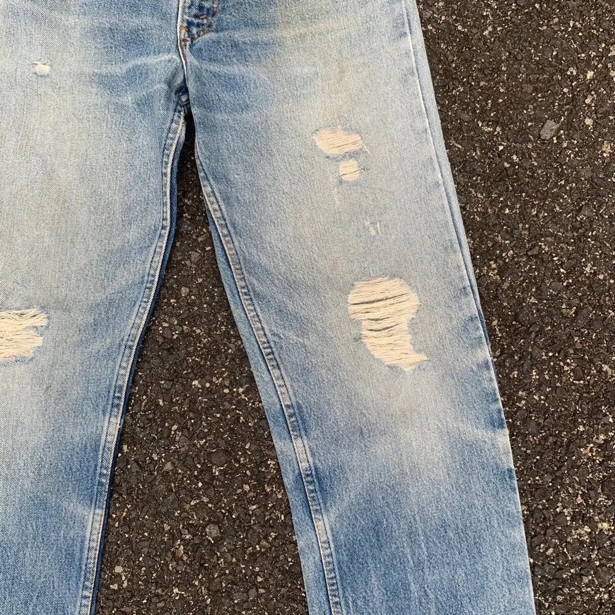 Levi's 1990’s Vtg Levi’s Jeans Orange Tab Distressed Denim Pants Size US 32 / EU 48 - 6 Thumbnail
