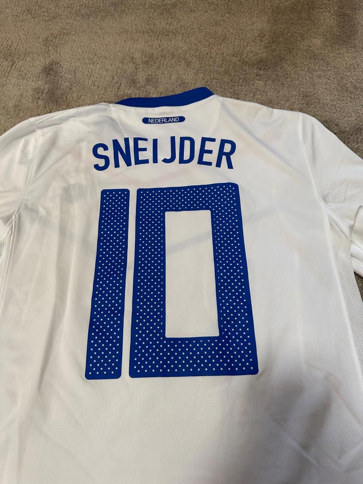 Nike SNEIJNER #10 NETHERLANDS 2010FOOTBALL SHIRT SOCCER JERSEY Size US M / EU 48-50 / 2 - 7 Thumbnail