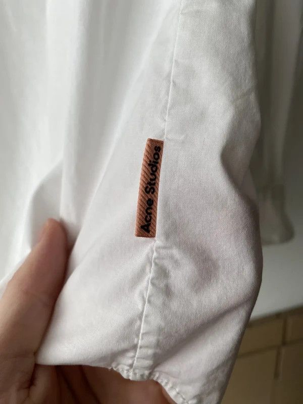 Acne Studios 46/S - Classic Shirt - White Size US S / EU 44-46 / 1 - 7 Thumbnail
