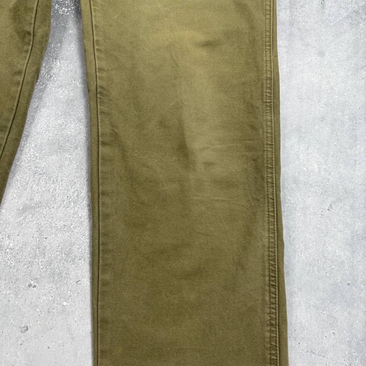 Quiksilver Vintage 2000s Quiksilver Barney Canvas Carpenter Pants Khaki Size US 31 - 12 Thumbnail