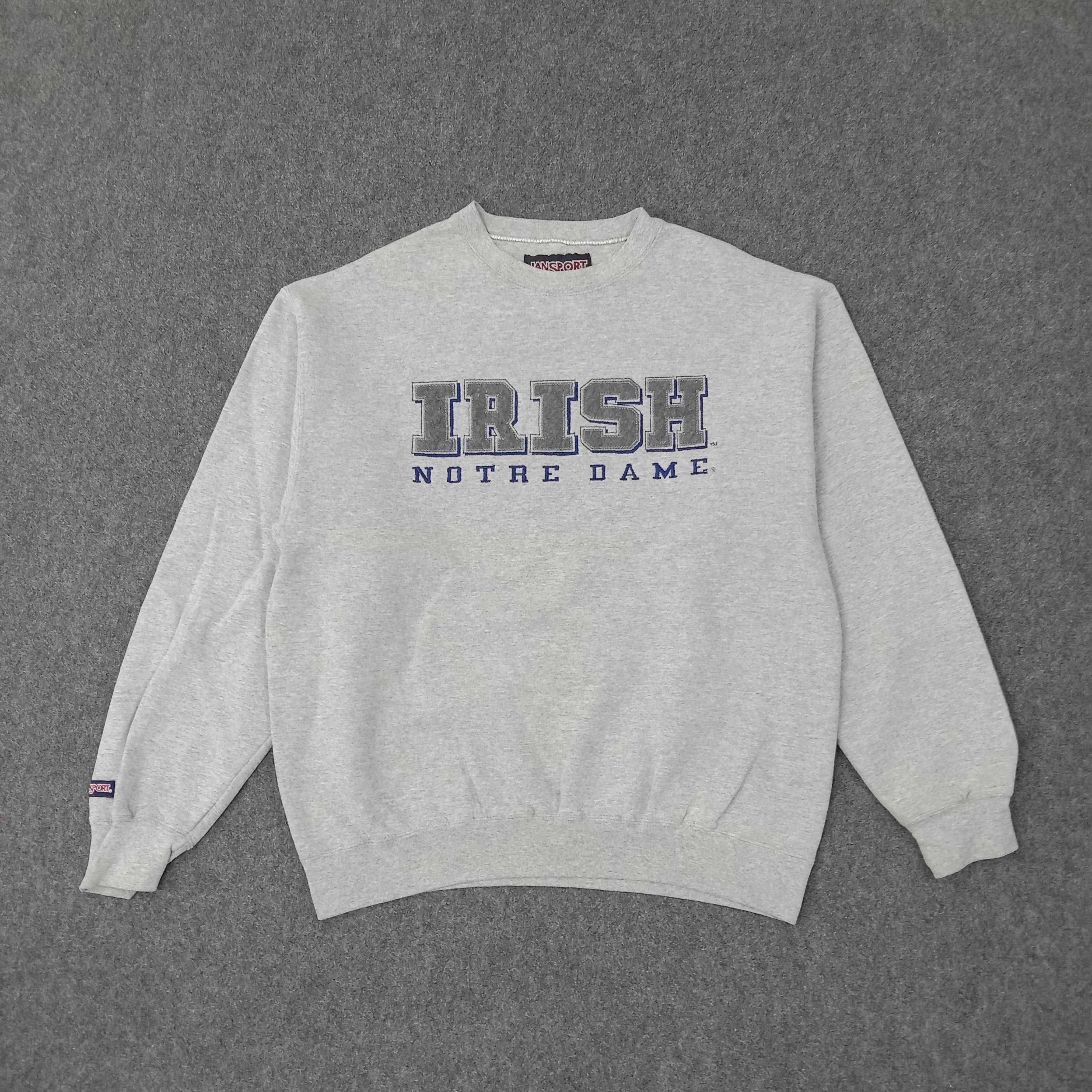Jansport Irish Notre Dame American Football Team Sweatshirt C256N9 Size US L / EU 52-54 / 3 - 1 Thumbnail