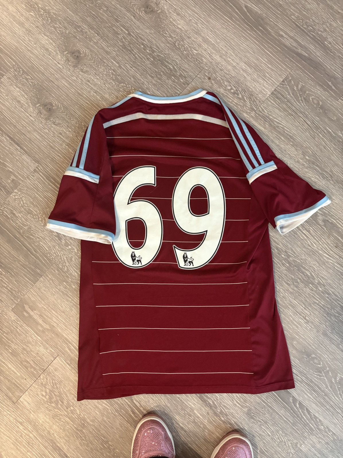 Adidas 2014-15 West Ham. Custom Jersey Size US L / EU 52-54 / 3 - 3 Thumbnail