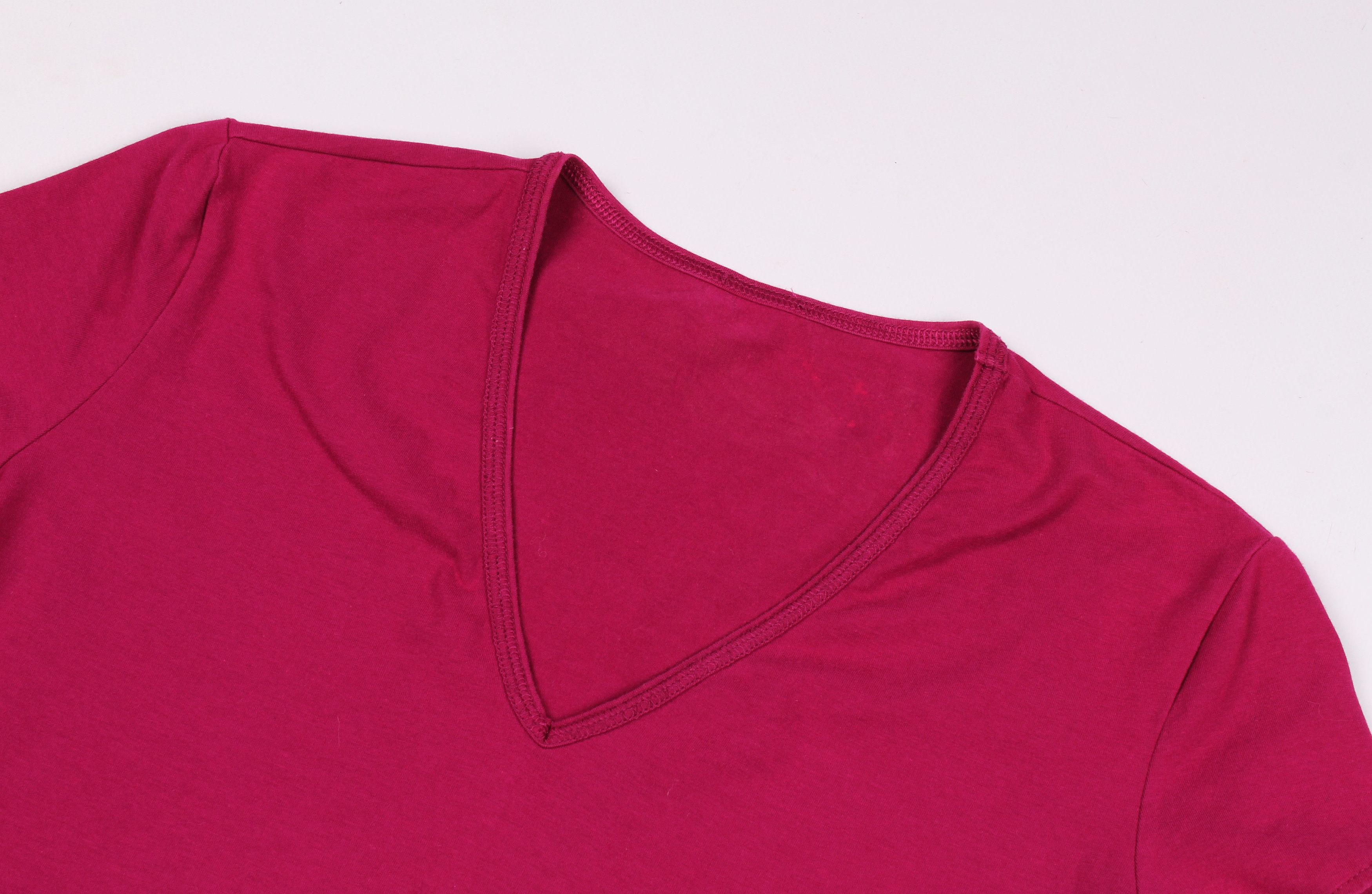 Armani Vintage Armani Jeans Y2K V-Neck T-shirt Size S / US 4 / IT 40 - 4 Thumbnail