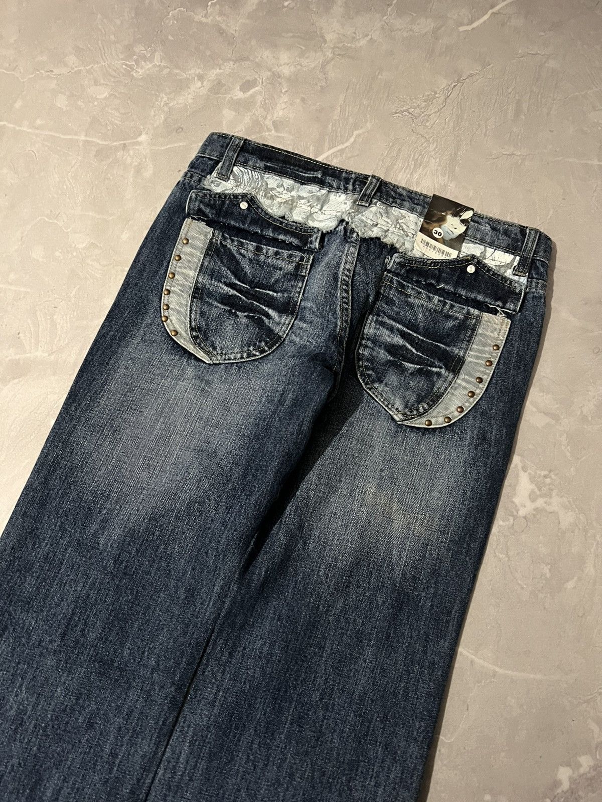 Japanese Brand Archive Flared Designer / Gothic Vibe Avan / Vintage Retro Size US 32 / EU 48 - 5 Thumbnail