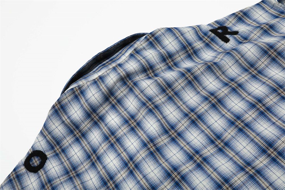 Vintage American retro men's loose casual plaid long-sleeved shirt Size US M / EU 48-50 / 2 - 5 Thumbnail