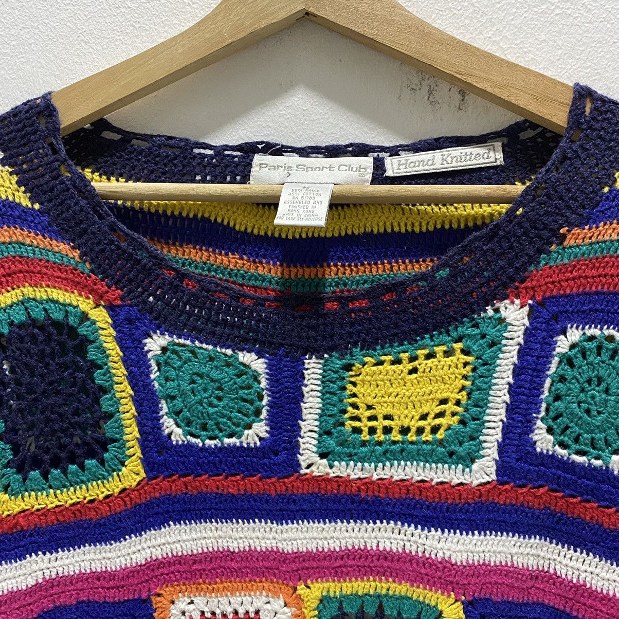 Handmade CROCHET PARIS SPORT CLUB Size M / US 6-8 / IT 42-44 - 6 Thumbnail