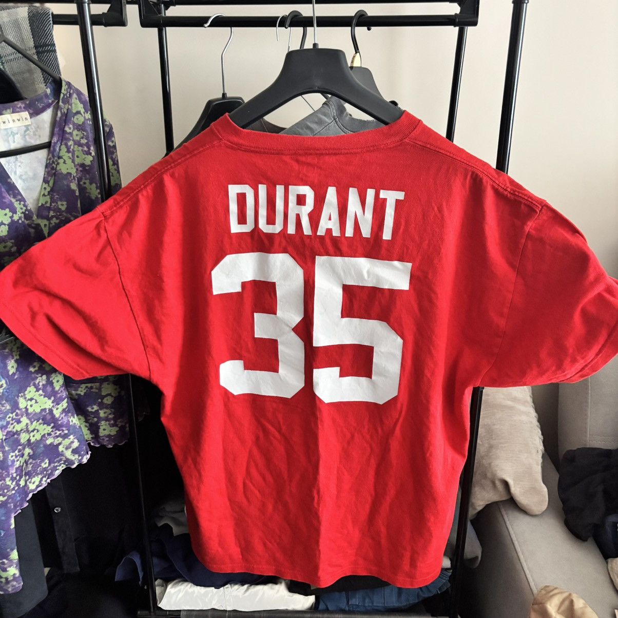 Vintage Last Drop‼️Legend NBA All Star Goat Durant 35 T-Shirt Size US XL / EU 56 / 4 - 2 Thumbnail