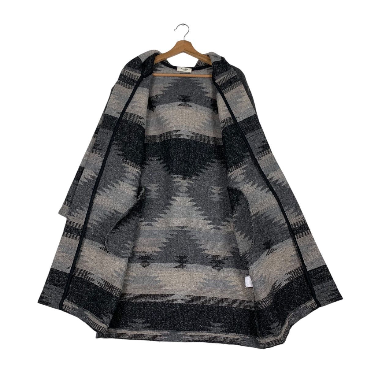 Japanese Brand Free's Mart Love California Buttonless Overcoat #1252-C57 Size US M / EU 48-50 / 2 - 12 Thumbnail