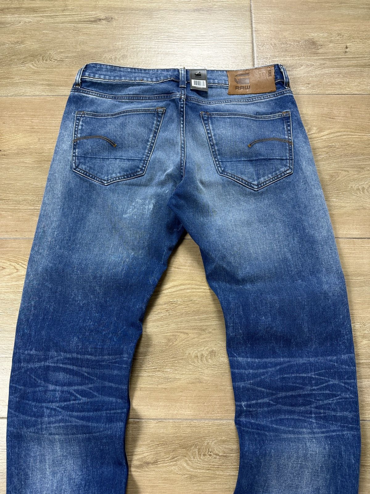 G-Star NEW!!! G-Star Raw 3301 Slim Denim Jeans Size US 32 / EU 48 - 8 Thumbnail