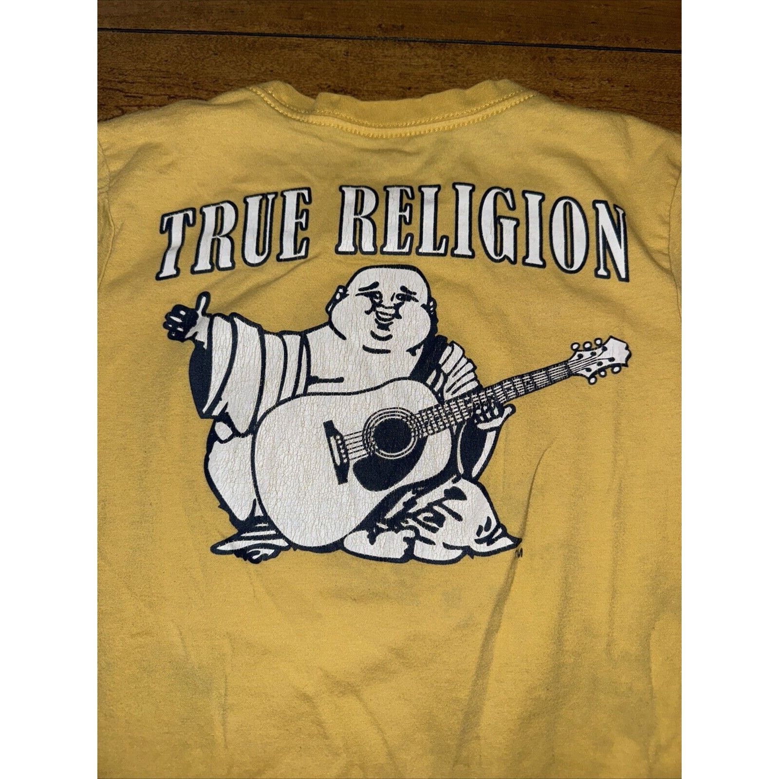Affliction × Ed Hardy × True Religion Youth True Religion T-Shirt Medium 16x22 Yellow Size US XXS / EU 40 - 7 Thumbnail