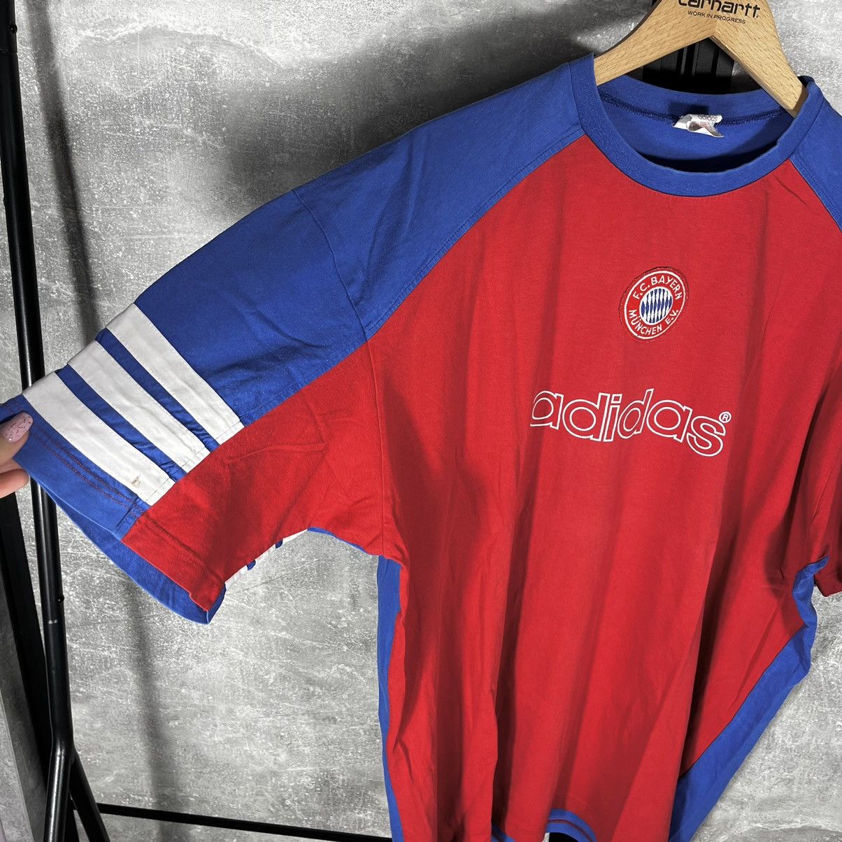 Adidas Vintage 90s FC Bayern Munchen T-shirt Soccer Tee Football XL Size US XL / EU 56 / 4 - 5 Thumbnail