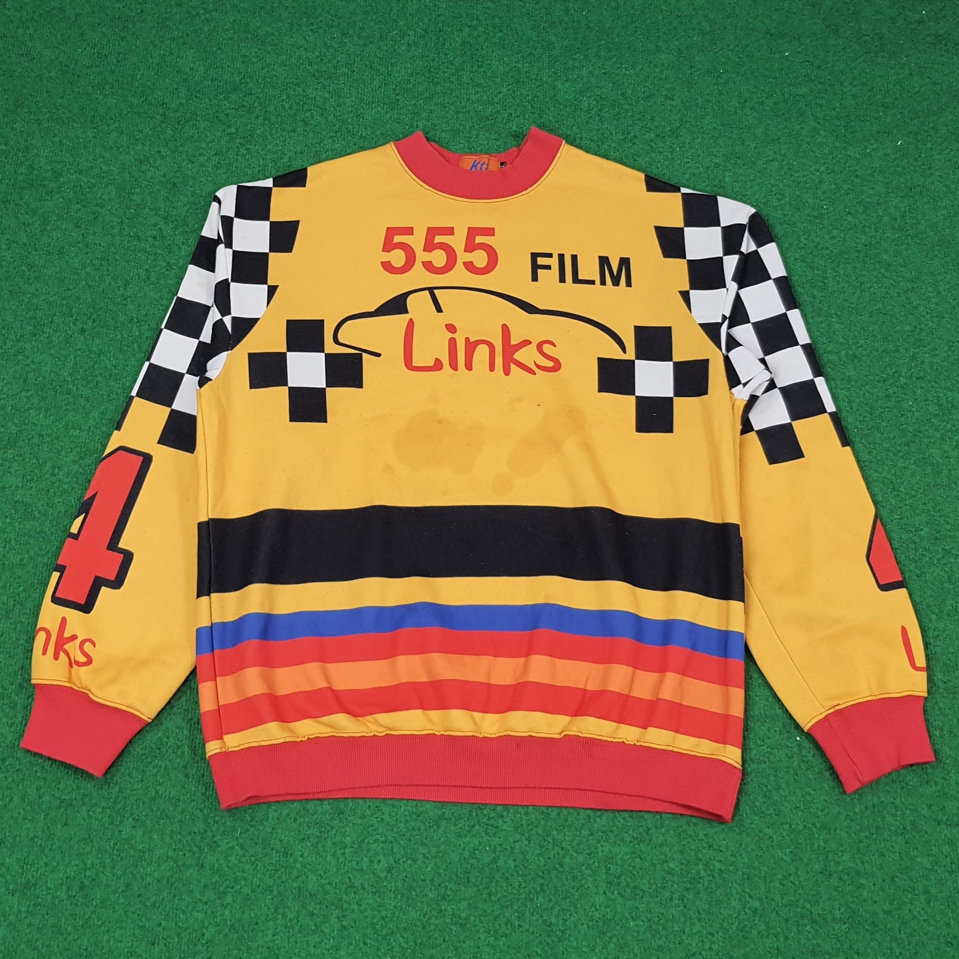 Japanese Brand × Vintage Vintage 555 FILM LINK Japanese Style Sweatshirt C220N5 Size US L / EU 52-54 / 3 - 1 Thumbnail