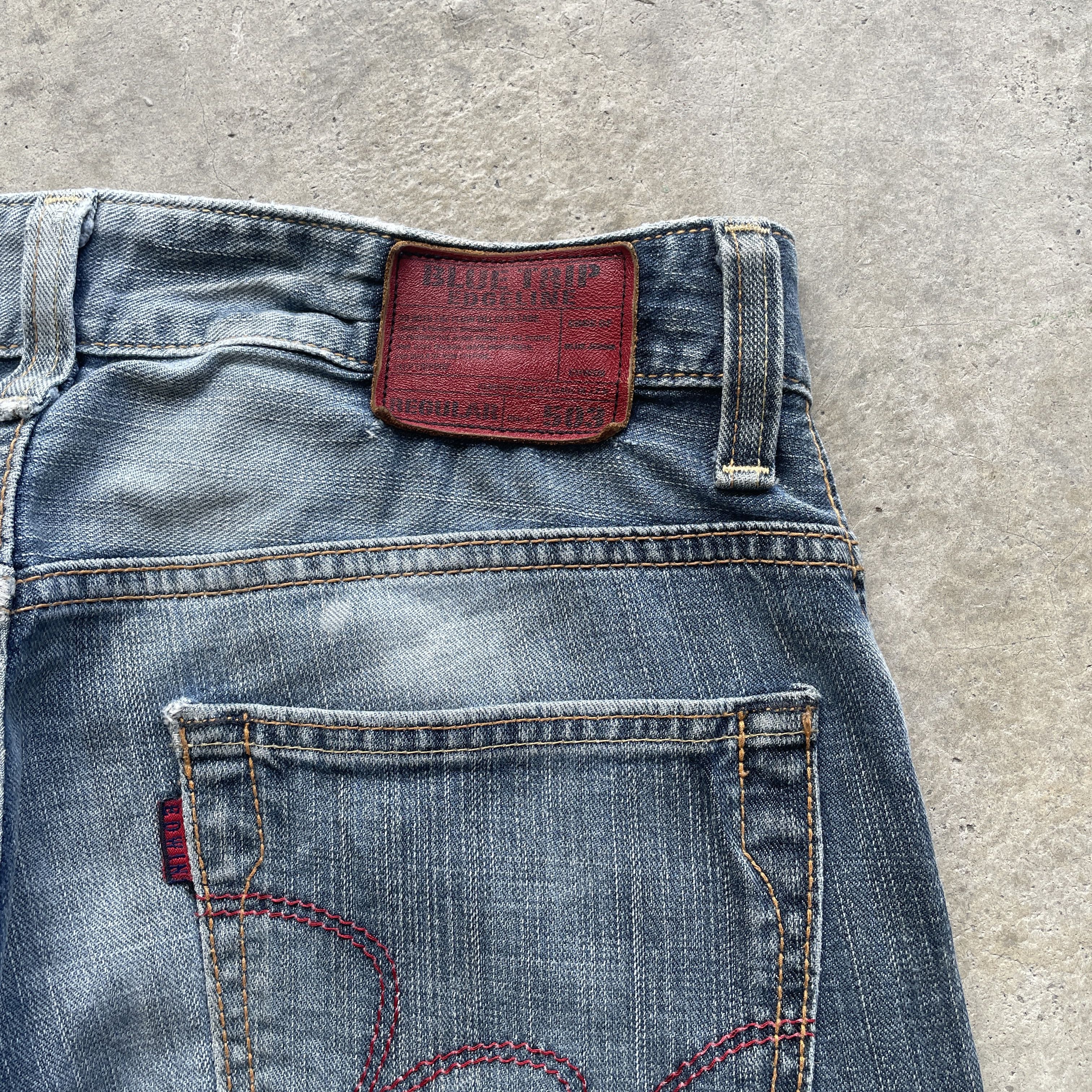 Edwin × Jean W32 VINTAGE EDWIN 503 DISTRESSED FADED JEANS PANTS DENIM Size US 32 / EU 48 - 9 Thumbnail