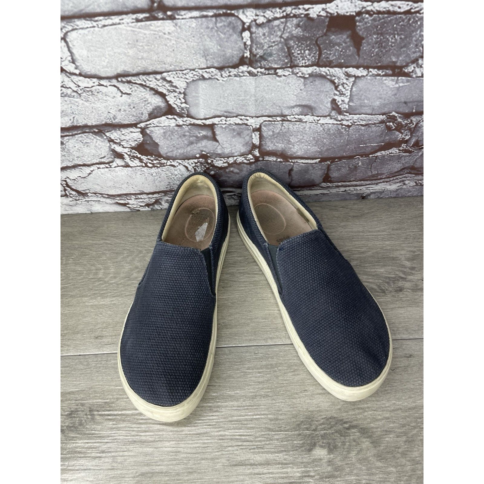 Birkenstock Birkenstock Oswego Midnight Blue Canvas Suede Slip On Shoes Size US 7 / IT 37 - 14 Thumbnail