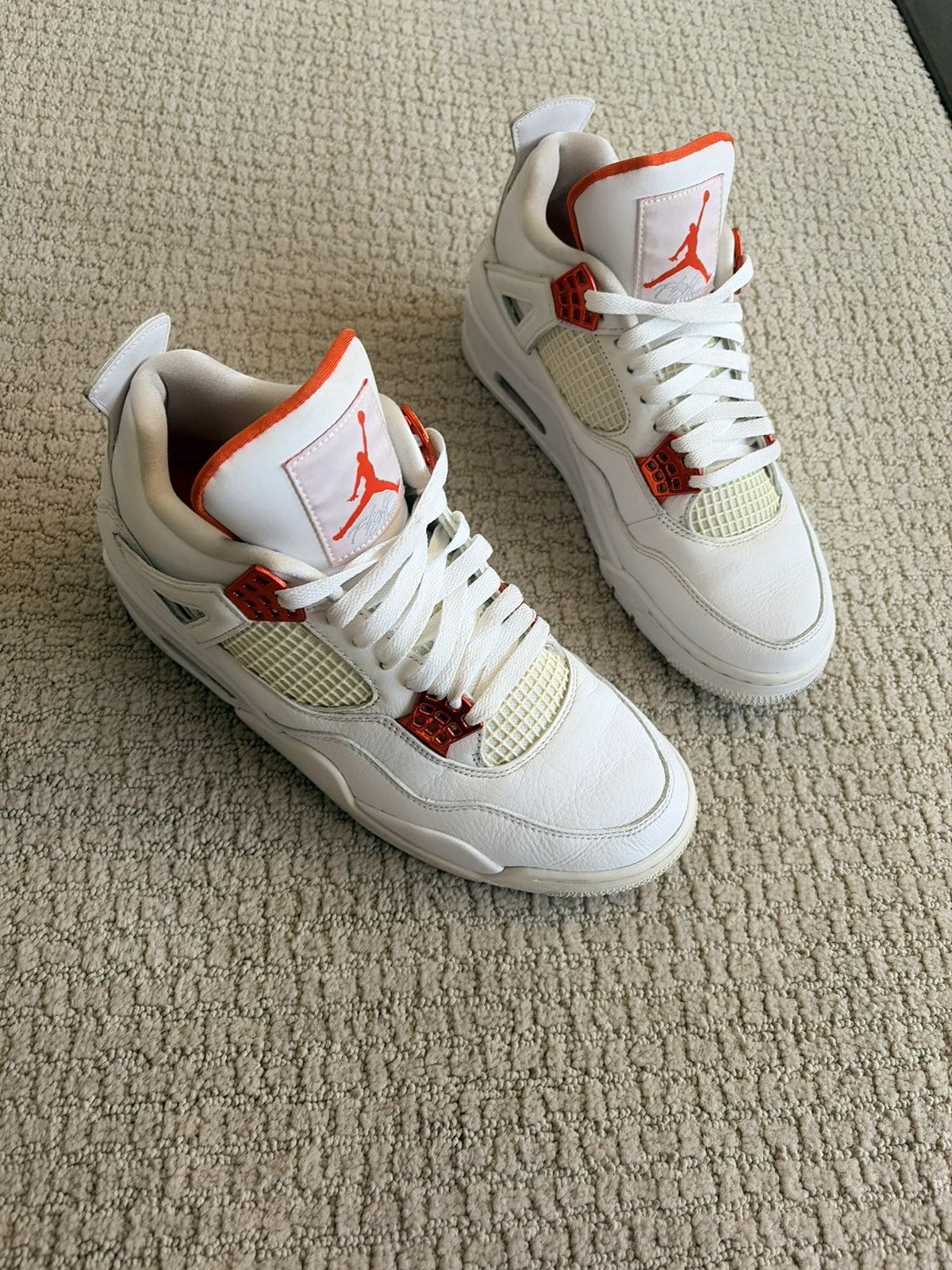 Jordan Brand Jordan 4 metallic orange Size US 9.5 / EU 42-43 - 1 Thumbnail