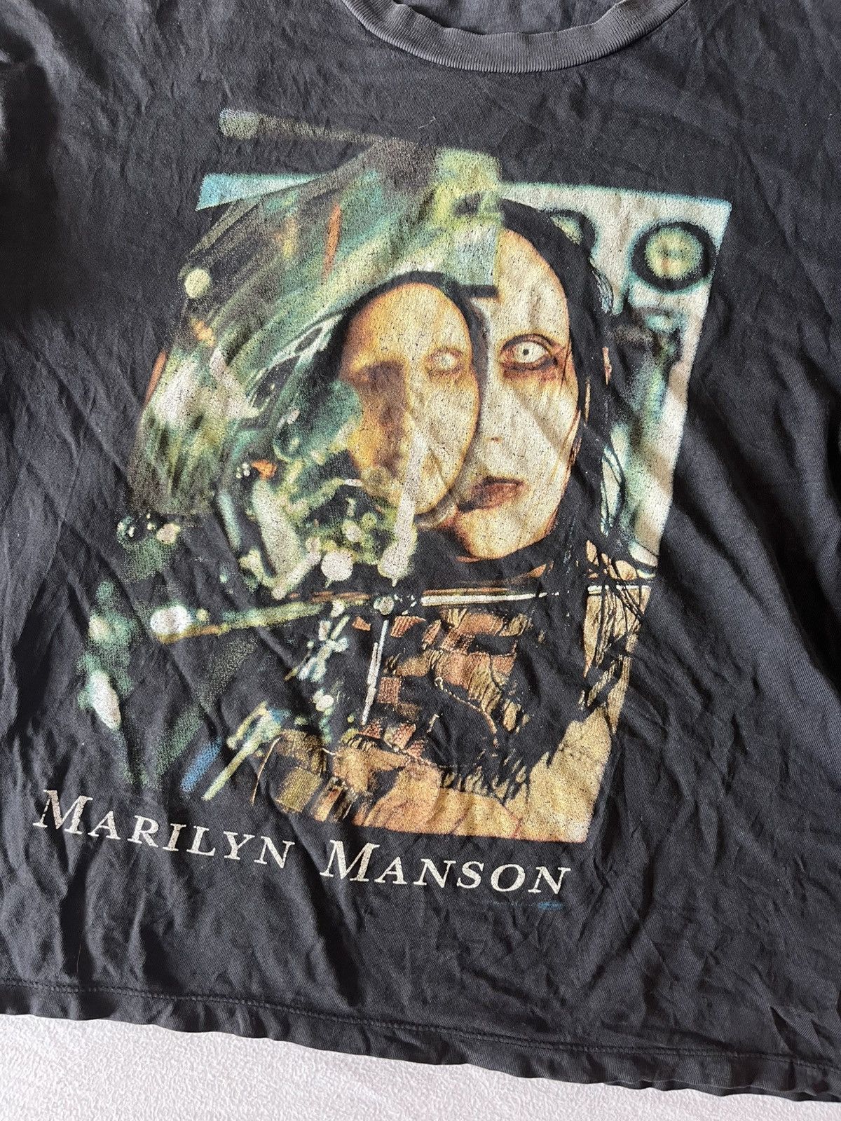 Vintage Vintage Marilyn Manson T-Shirt Size US XL / EU 56 / 4 - 2 Thumbnail