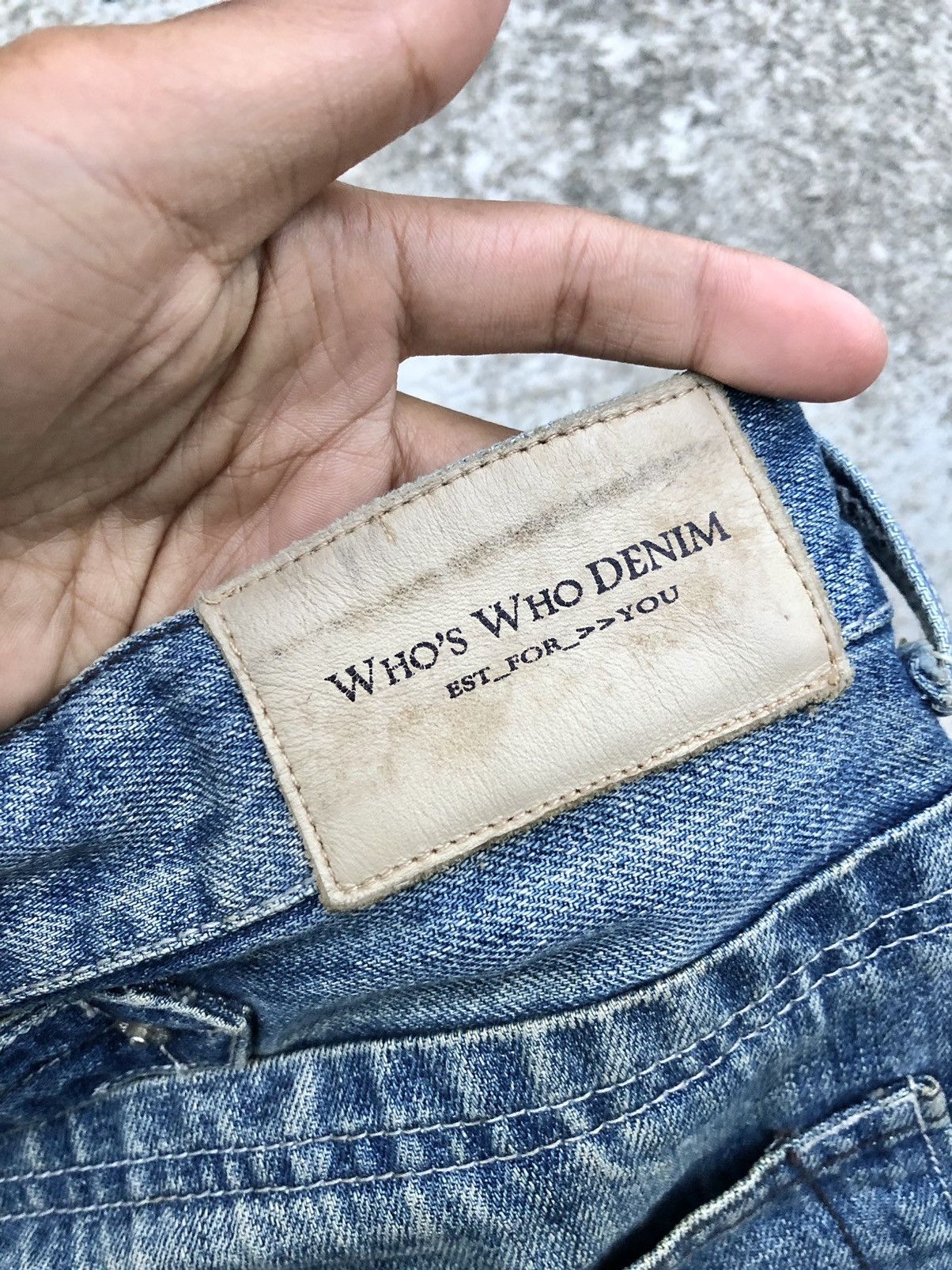Japanese Brand BUCKLE BACK DENIM BY WHO's WHO DENIM Size US 30 / EU 46 - 4 Thumbnail