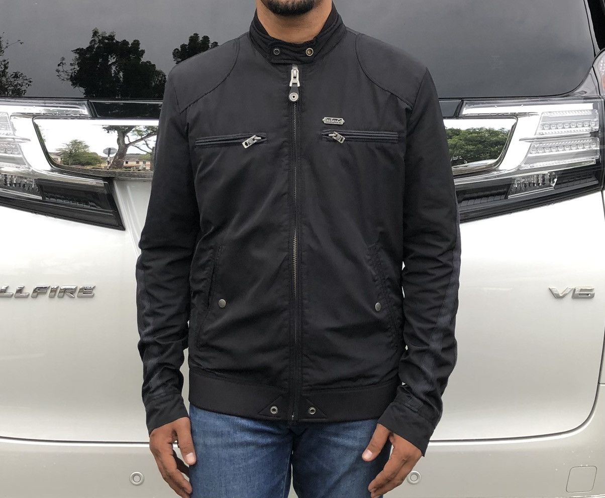Diesel DIESEL Men's Black Jeffir Teflon Waterproof Bomber Jacket Size US L / EU 52-54 / 3 - 2 Thumbnail