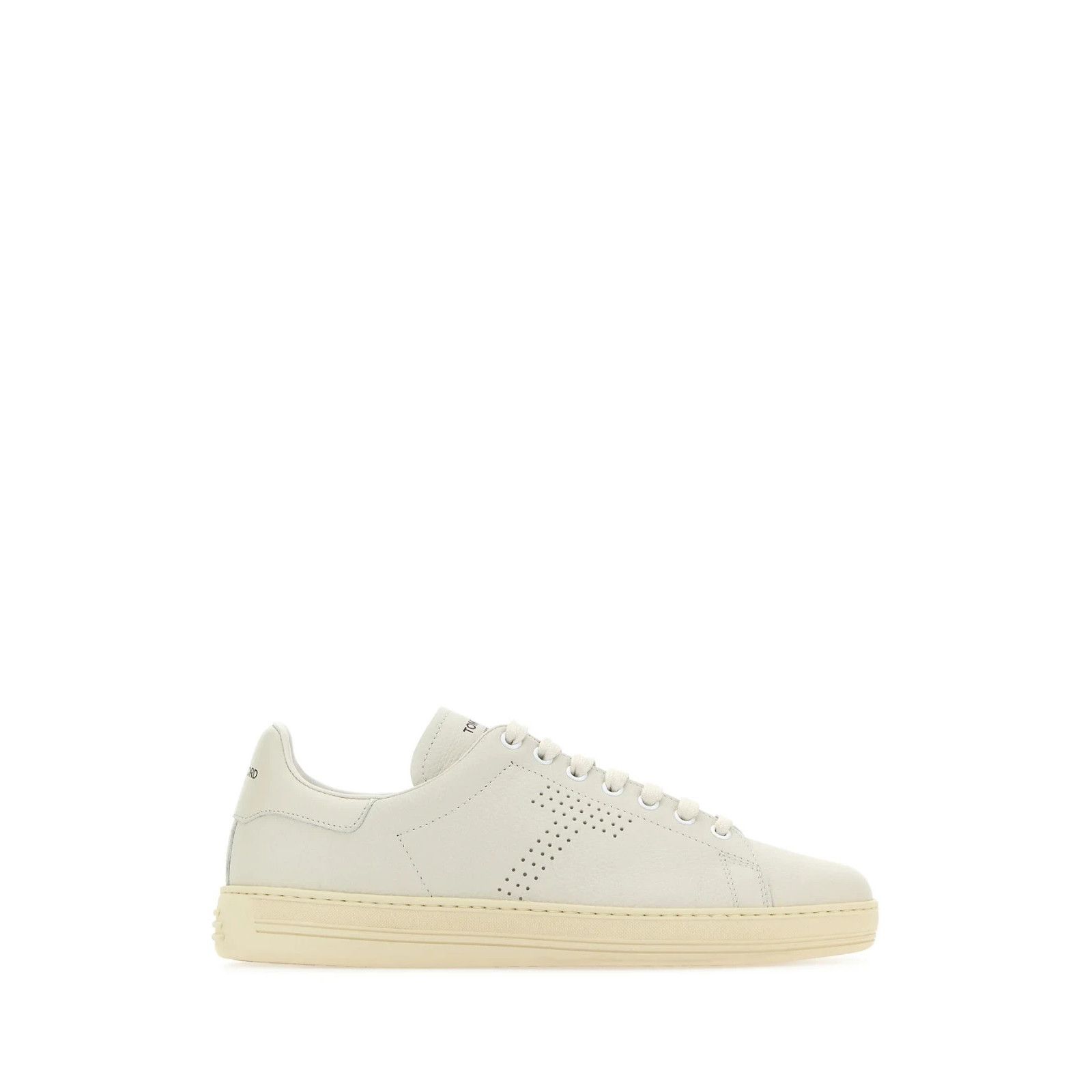 Tom Ford TOM FORD Warwick White Leather Sneakers New & Authentic (TF Size US 10 / EU 43 - 5 Thumbnail