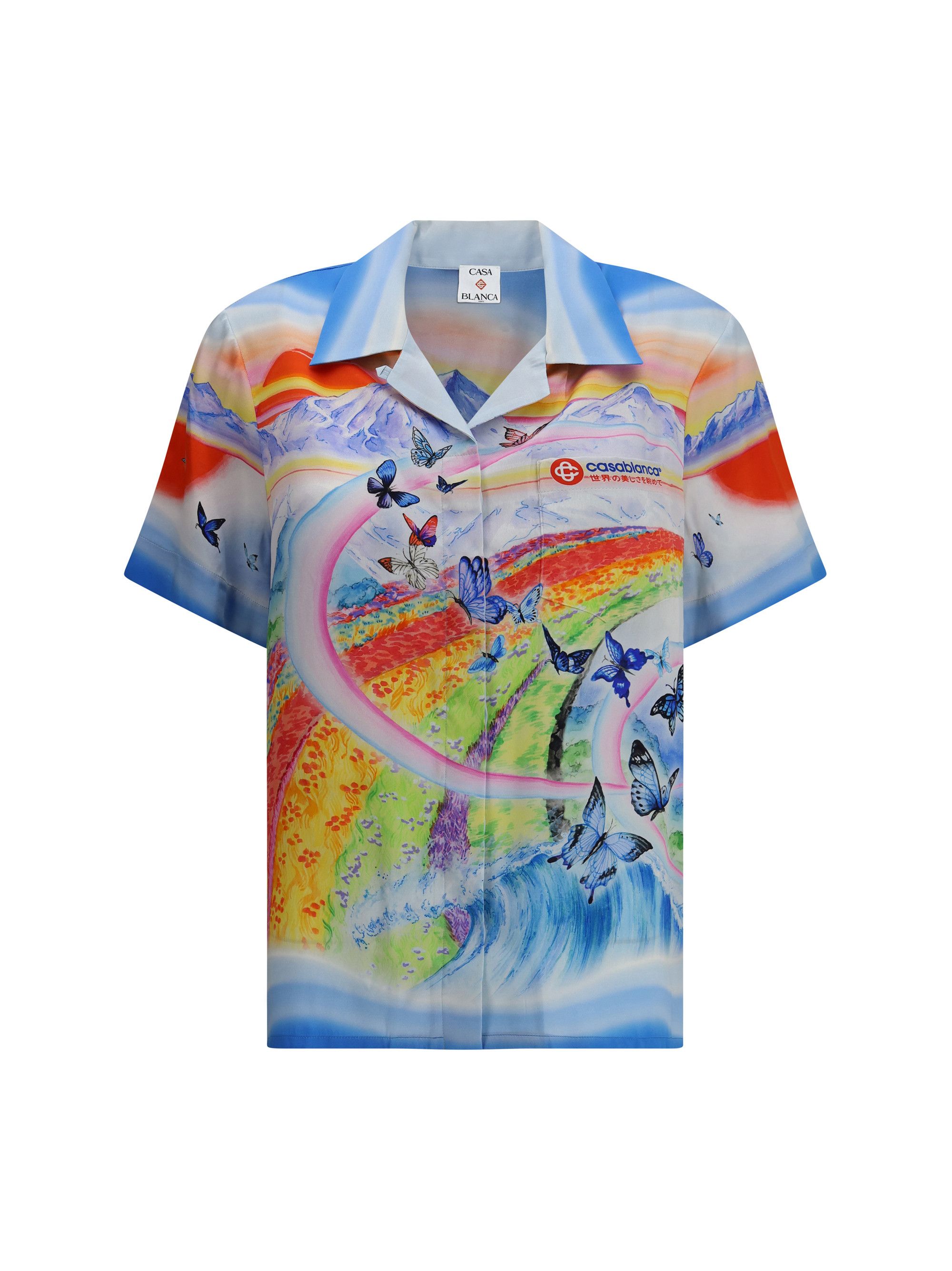 Teacher Butterfly Landscape short sleeves Shirt