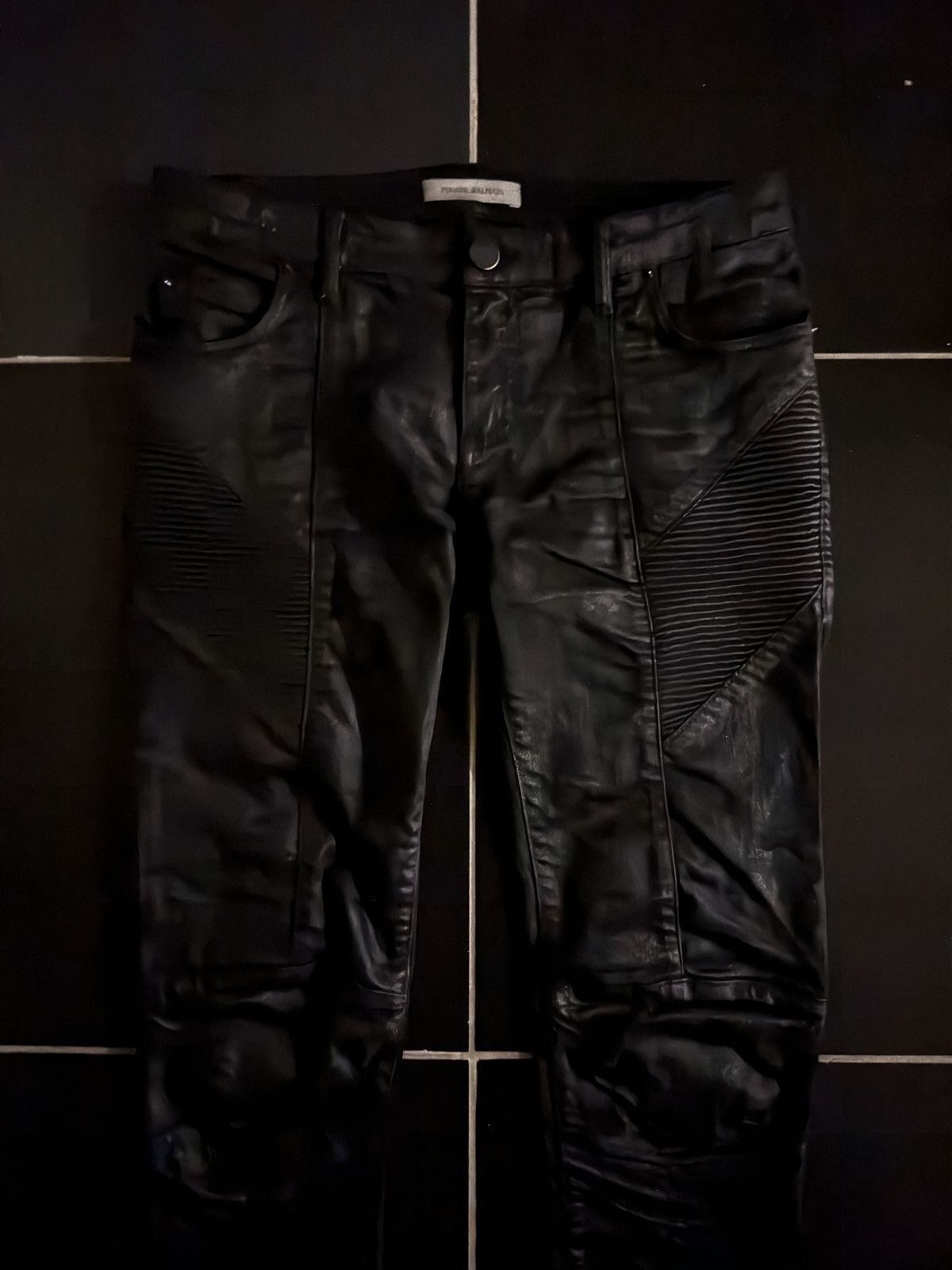 Balmain Pierre Balmain waxed skinny jeans Size US 28 / EU 44 - 4 Thumbnail
