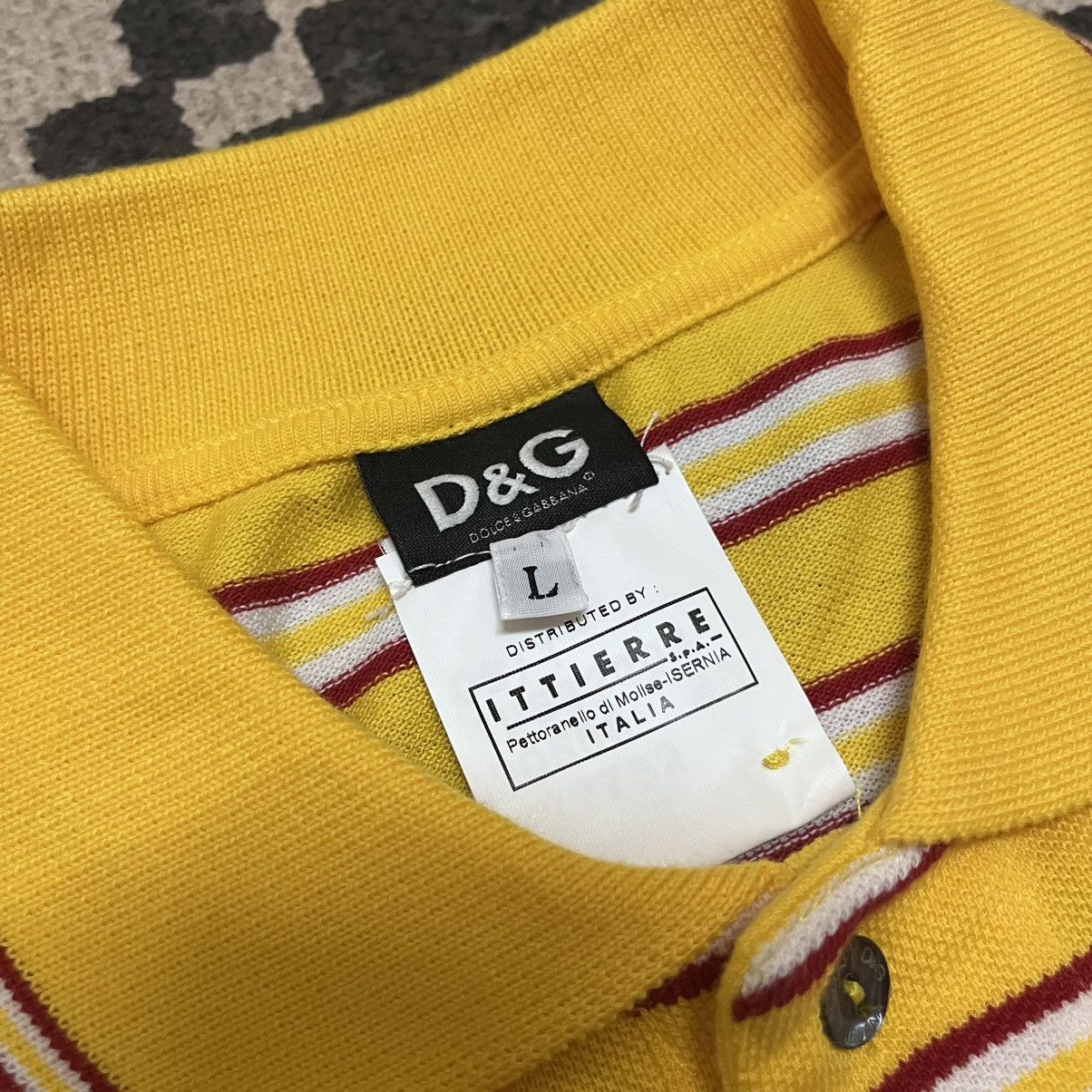 Dolce & Gabbana Authentic Vintage Dolce & Gabbana Stripes Polo Shirt Size US L / EU 52-54 / 3 - 5 Thumbnail