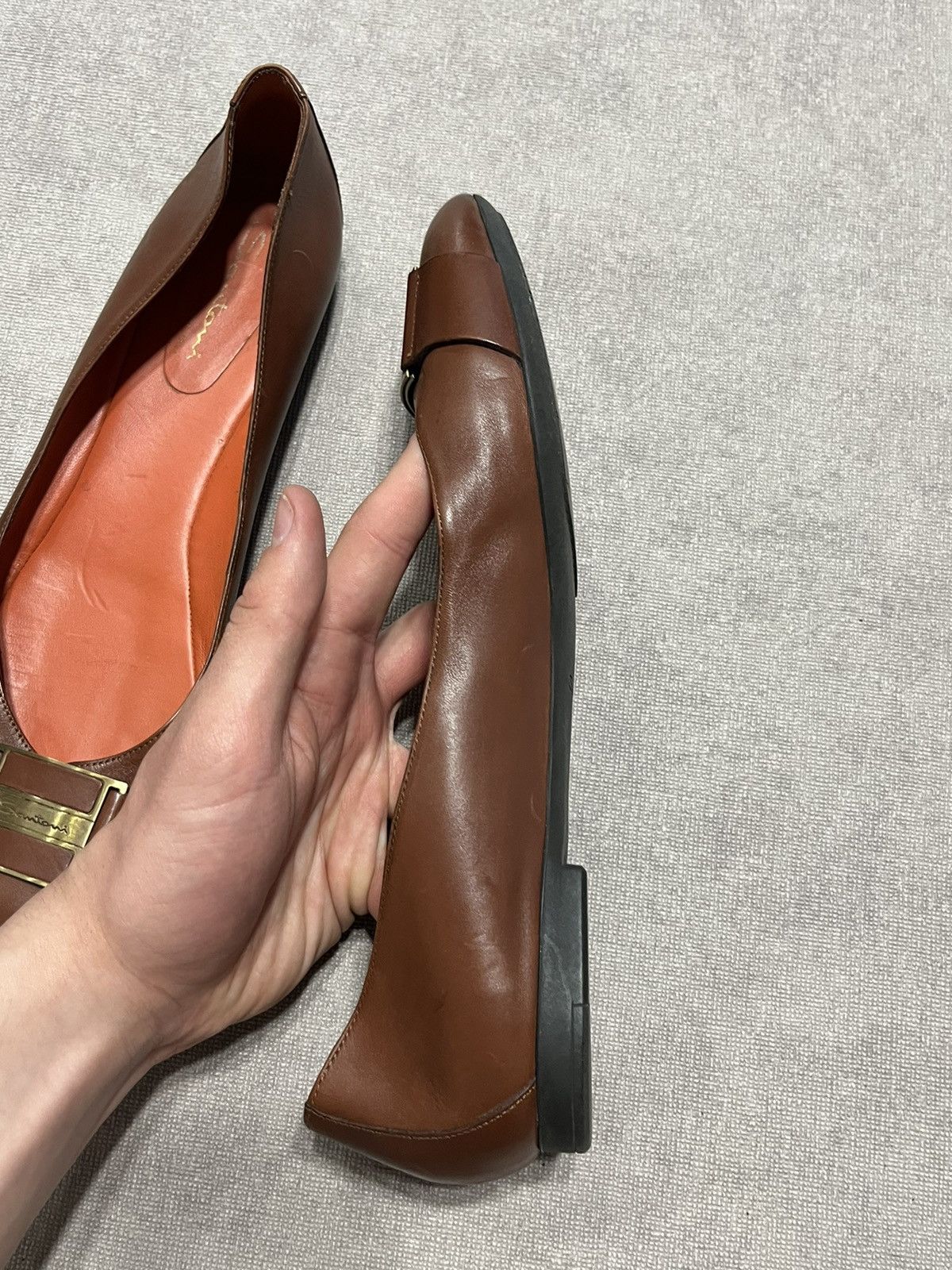 Missoni Santoni Womens Leather ballet flats Shoes Vintage Sz 41 27cm Size US 11 / IT 41 - 7 Thumbnail