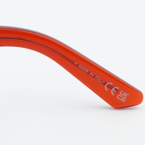 Dior Dior DIORGLOW B1I 35B0 Sunglasses Red Cat Eye Frame Size ONE SIZE - 5 Thumbnail