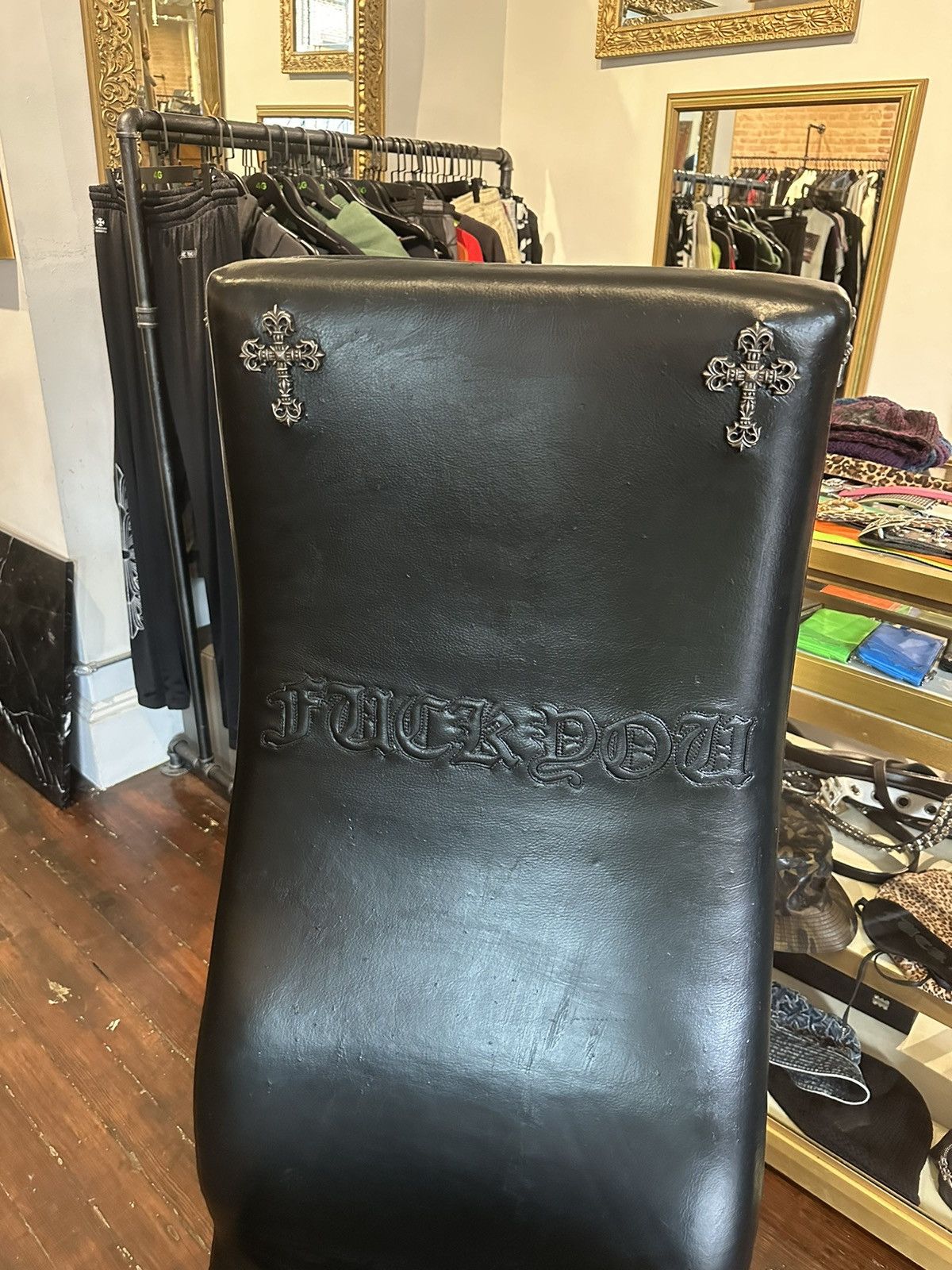 Chrome Hearts CHROME HEARTS VIP EXECUTIVE GAMING CROSS PATCH CHAIR Size ONE SIZE - 5 Thumbnail