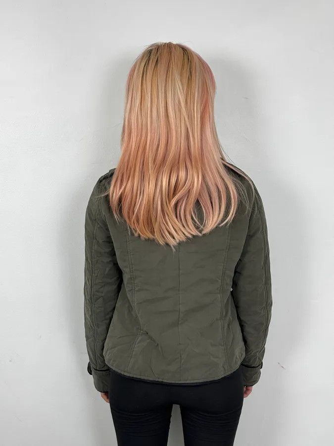 Moschino Moschino Khaki Officer Asymmetrical Zip Military Bomber Jacket Size S / US 4 / IT 40 - 3 Thumbnail