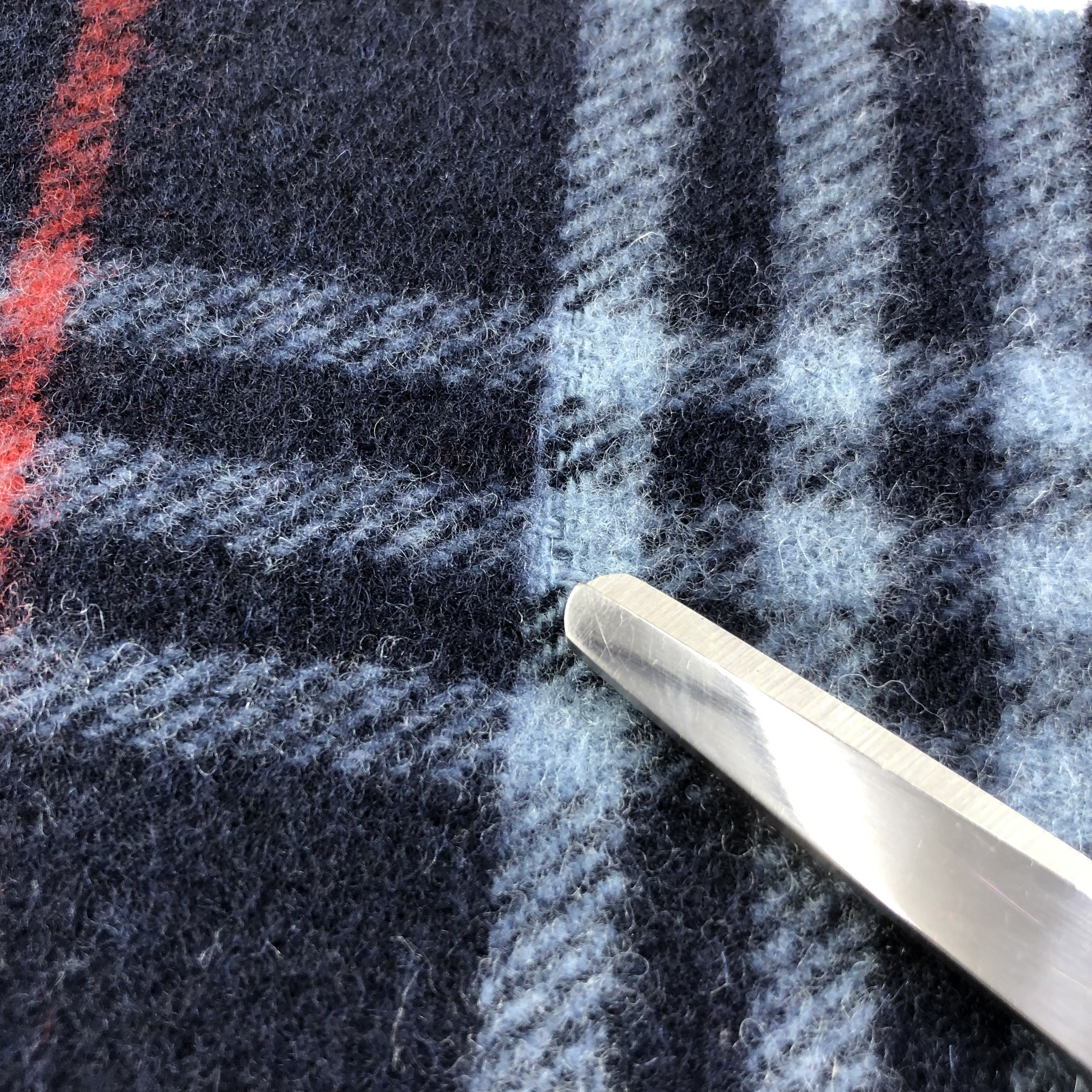 Burberry Burberrys Blue Nova Check Wool Scarf Muffler V1464 Size ONE SIZE - 5 Thumbnail