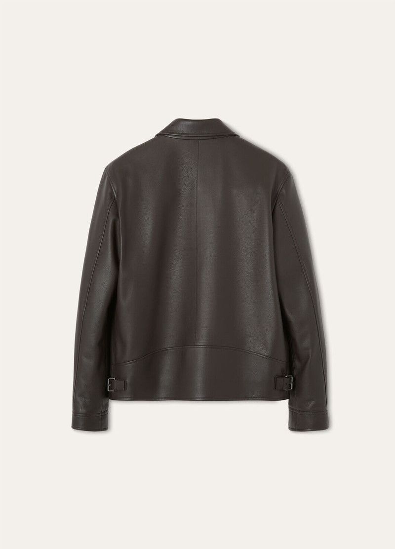 Loro Piana o1w1db10226 FAP2185 Gail Blouson Jacket in Brown Size US XL / EU 56 / 4 - 6 Thumbnail