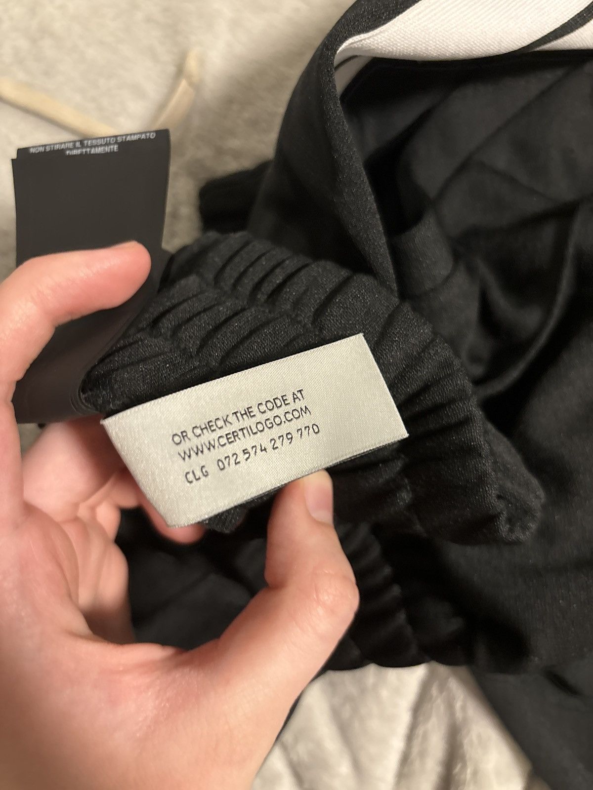 Palm Angels Black Track Pants