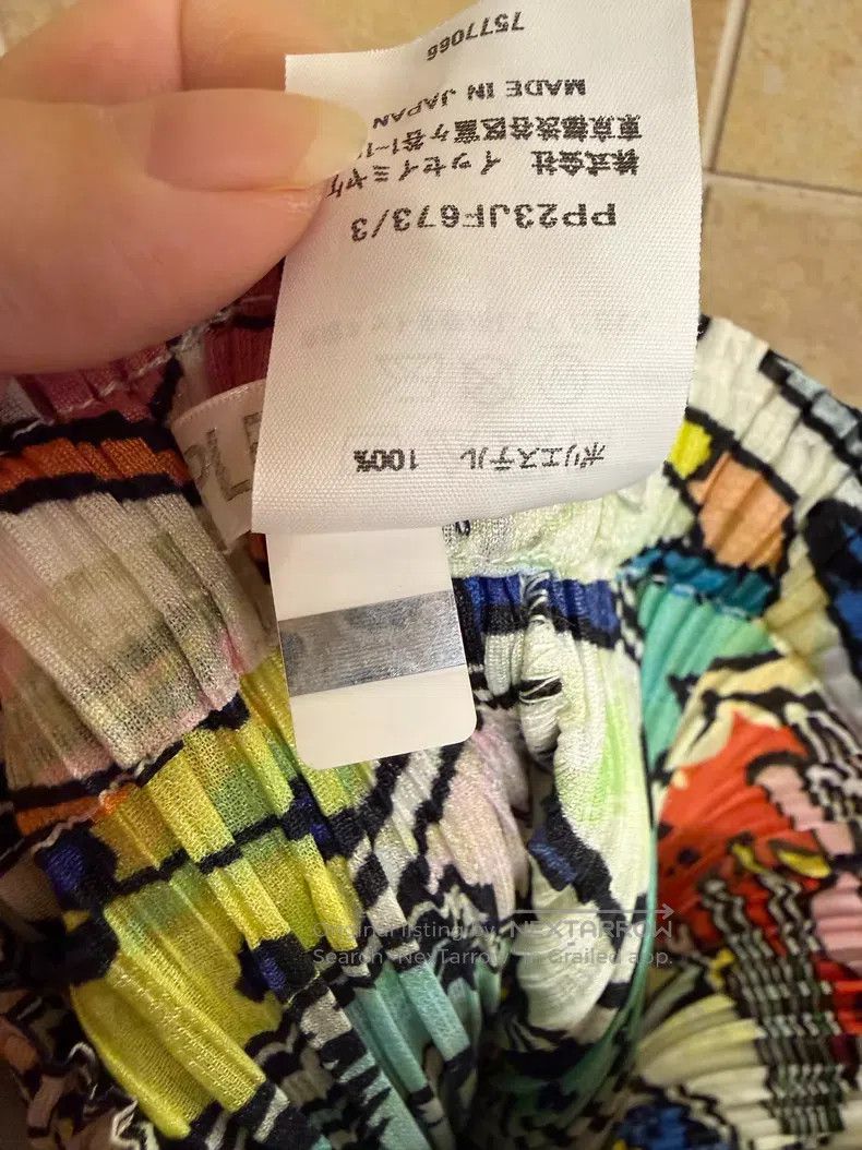 Issey Miyake Issey Miyake size:3 Colorful graffiti pants Size 22" - 4 Thumbnail