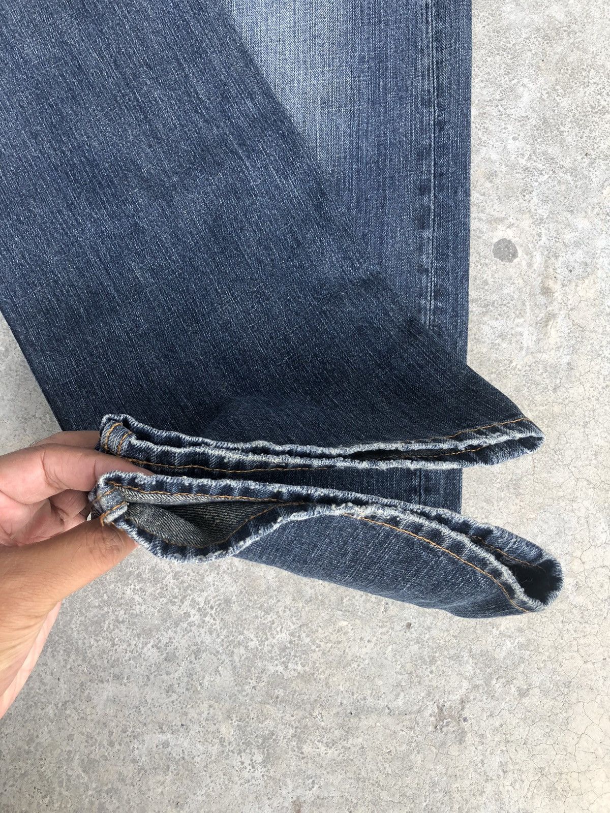 Japanese Brand Japanese Fish Embroidered Jeans Distressed Jeans Size US 32 / EU 48 - 16 Thumbnail