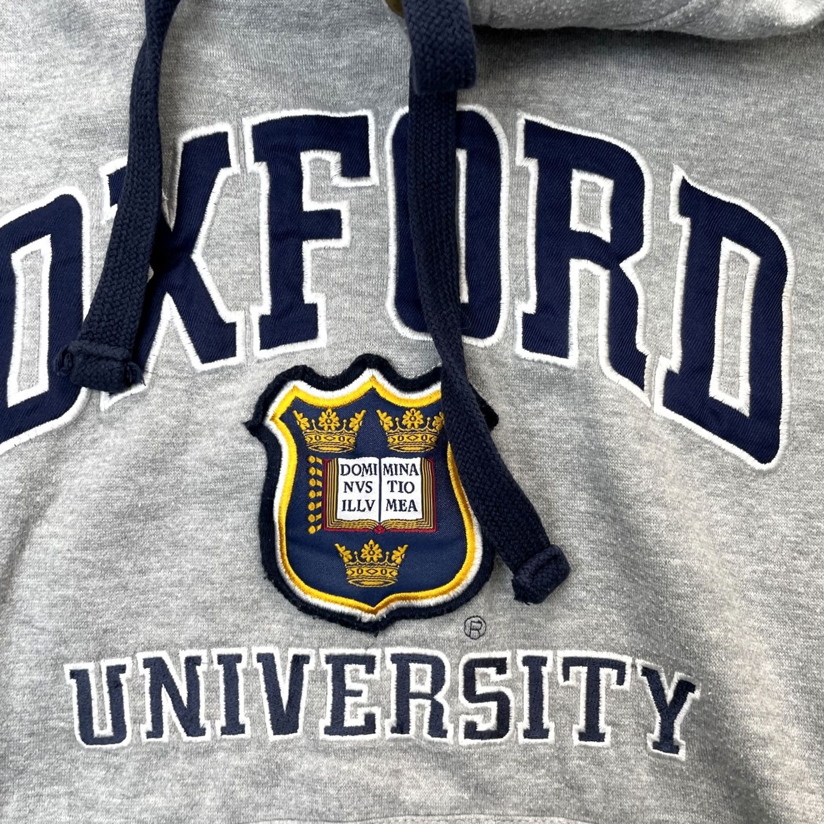 Logo 7 VINTAGE? Oxford University Hoodie Mens XS Gray Official Classic Embroidered Logo Size US XS / EU 42 / 0 - 5 Thumbnail