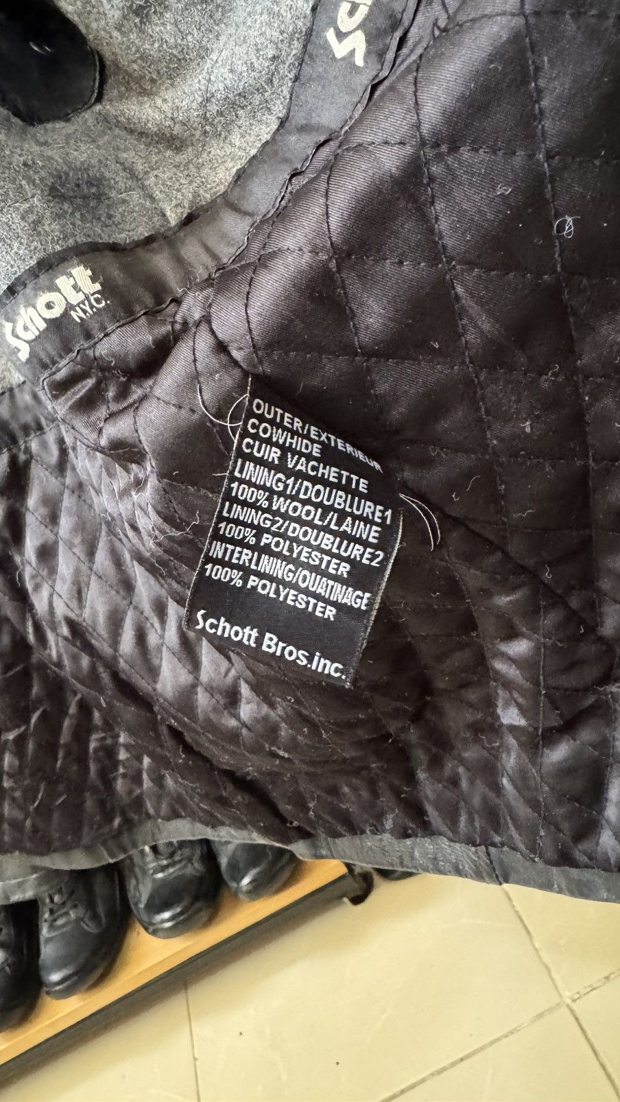 Schott 🕷️💥Schott leather jacket Size US M / EU 48-50 / 2 - 11 Thumbnail