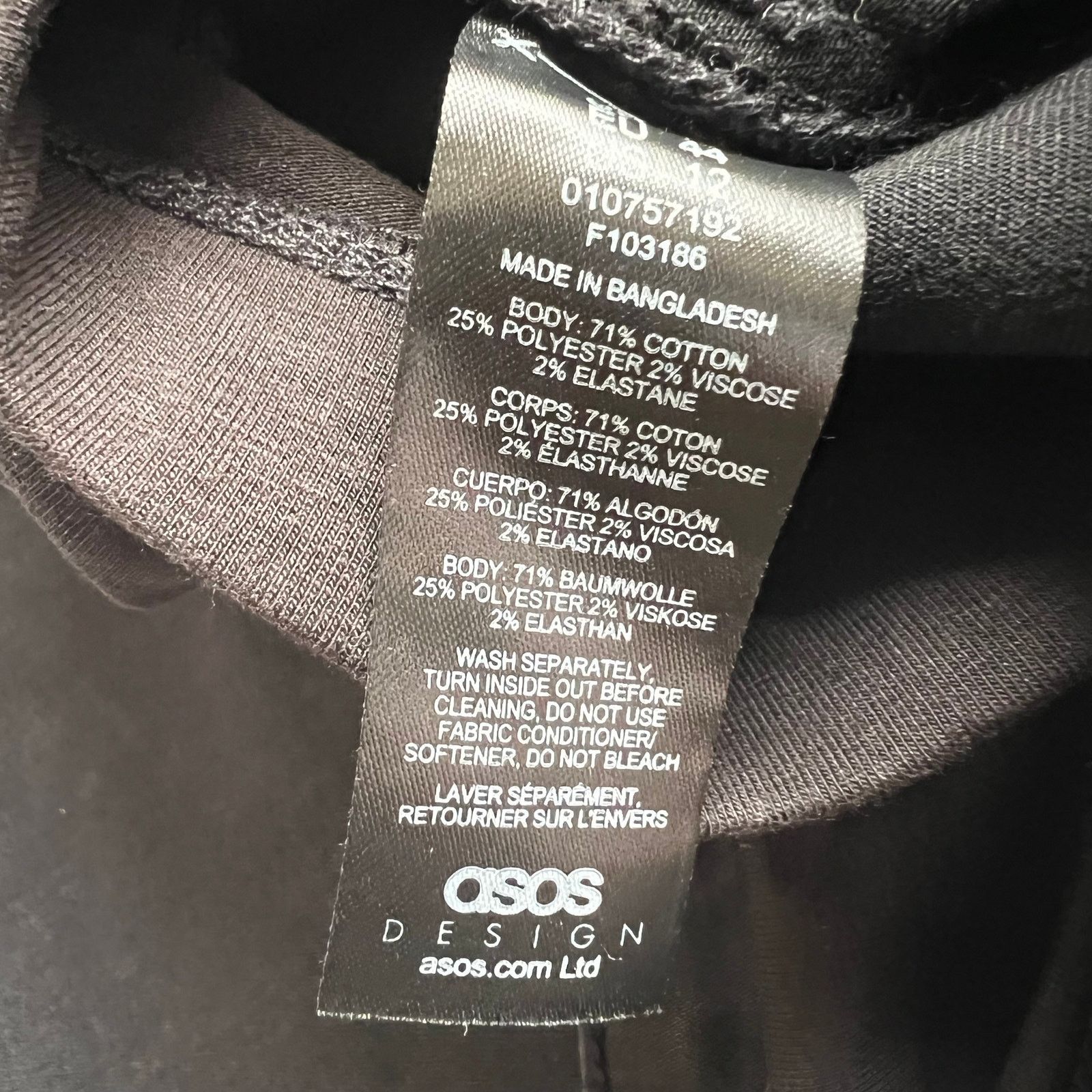 Asos Asos Washed Black Maternity Ultimate Skinny Jeans, US12 Size 34" / US 12 / IT 48 - 8 Thumbnail
